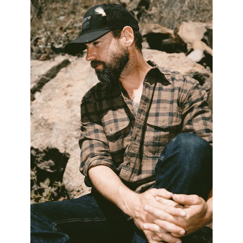 ALASKAN GUIDE SHIRT - Otter Green/Black Plaid