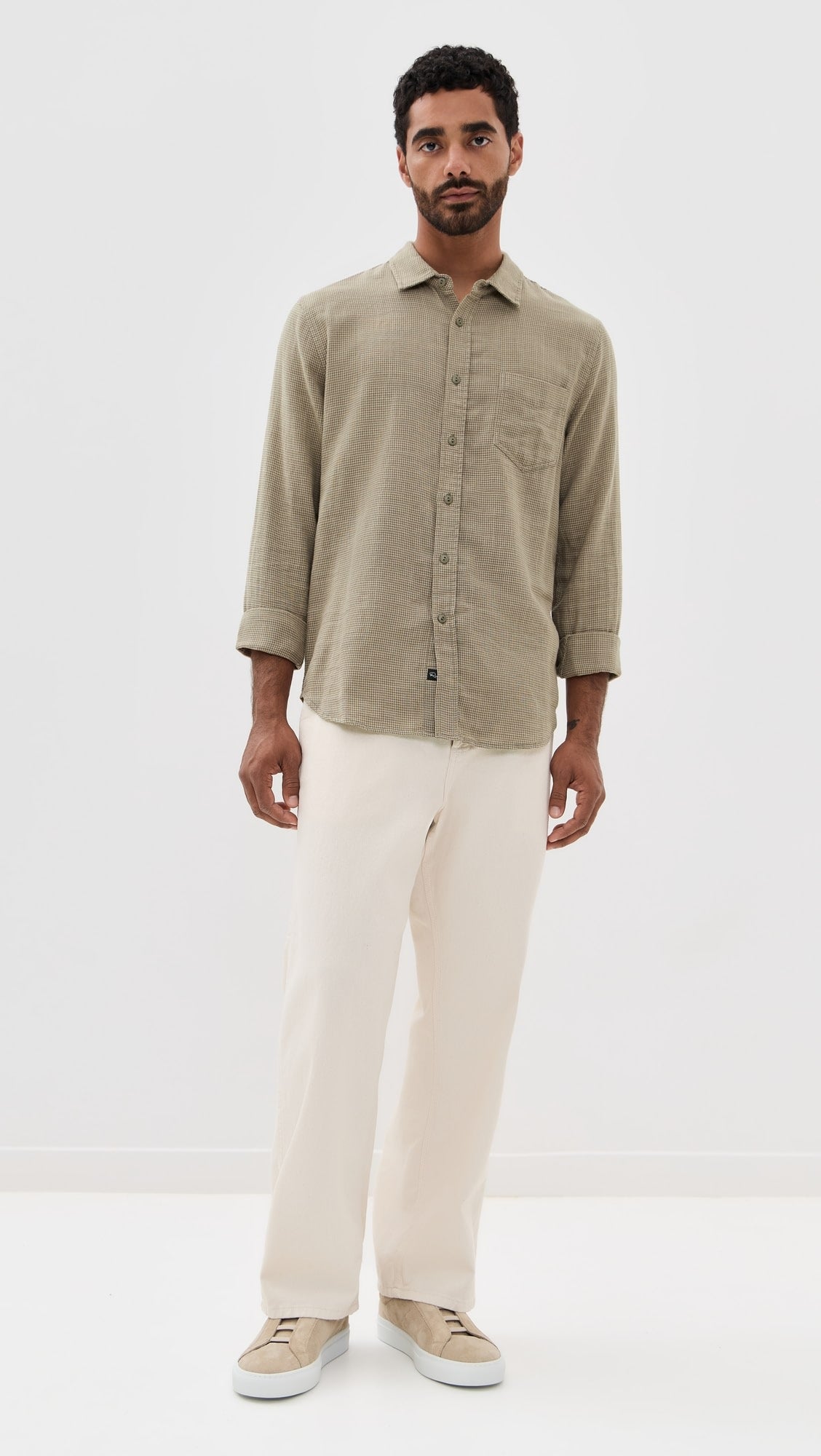 Wyatt Shirt - Cedar Houndstooth