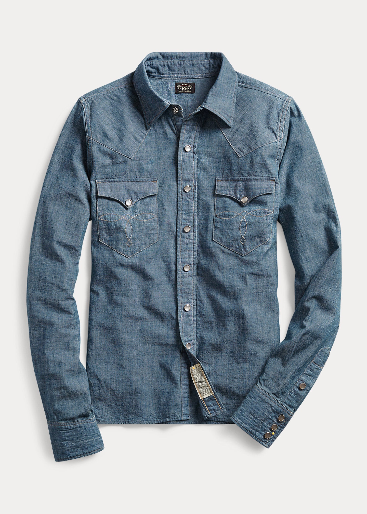 Indigo Chambray Western Shirt