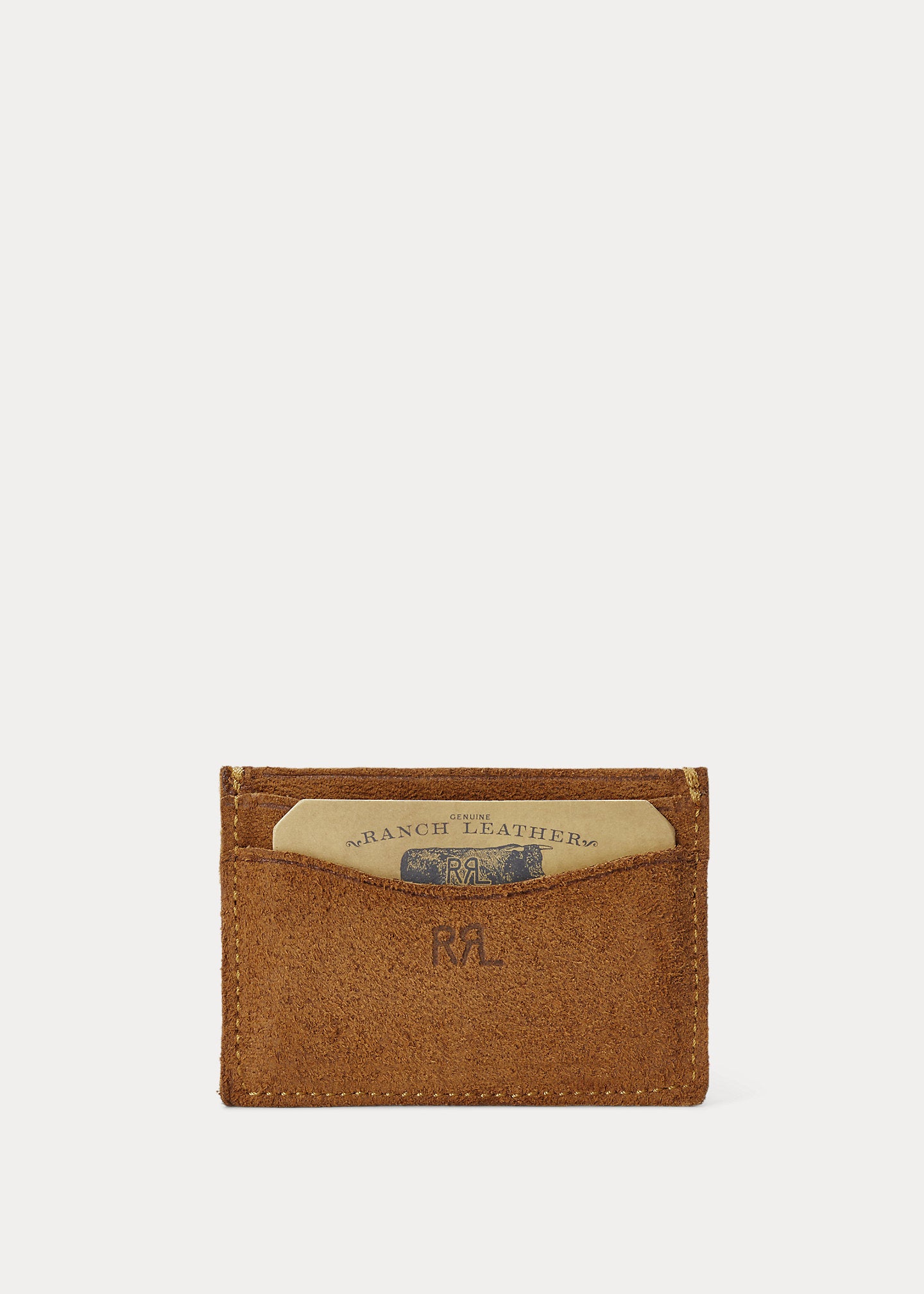 RRL Roughout Suede Card Holder