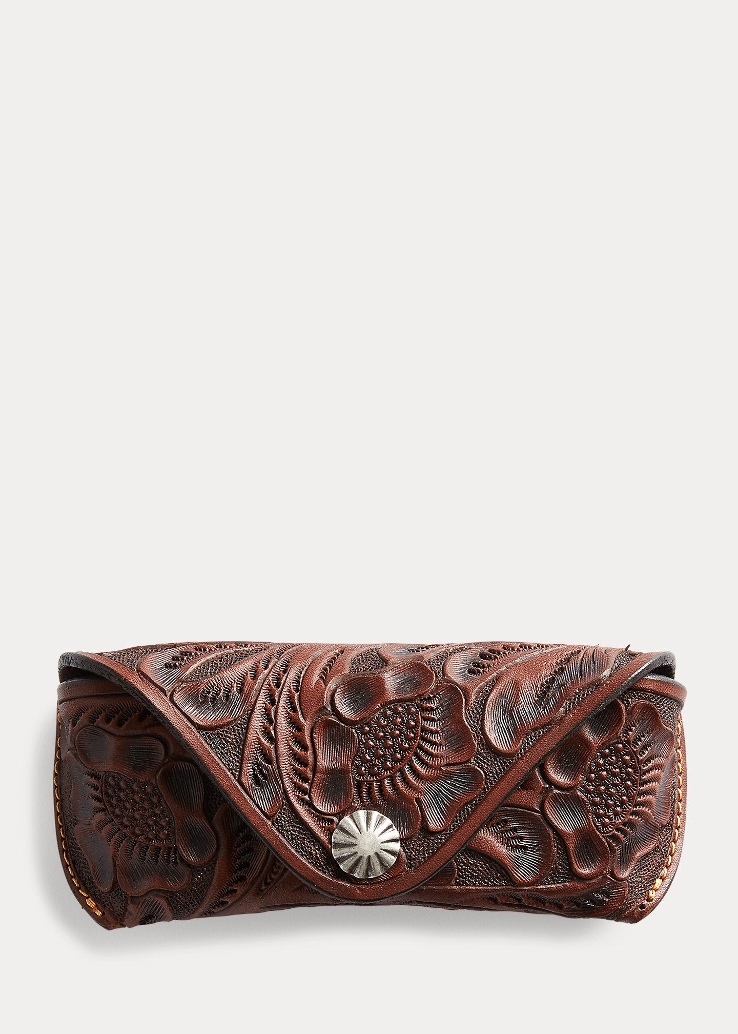 RRL Hand-Tooled Leather Eyeglass Case