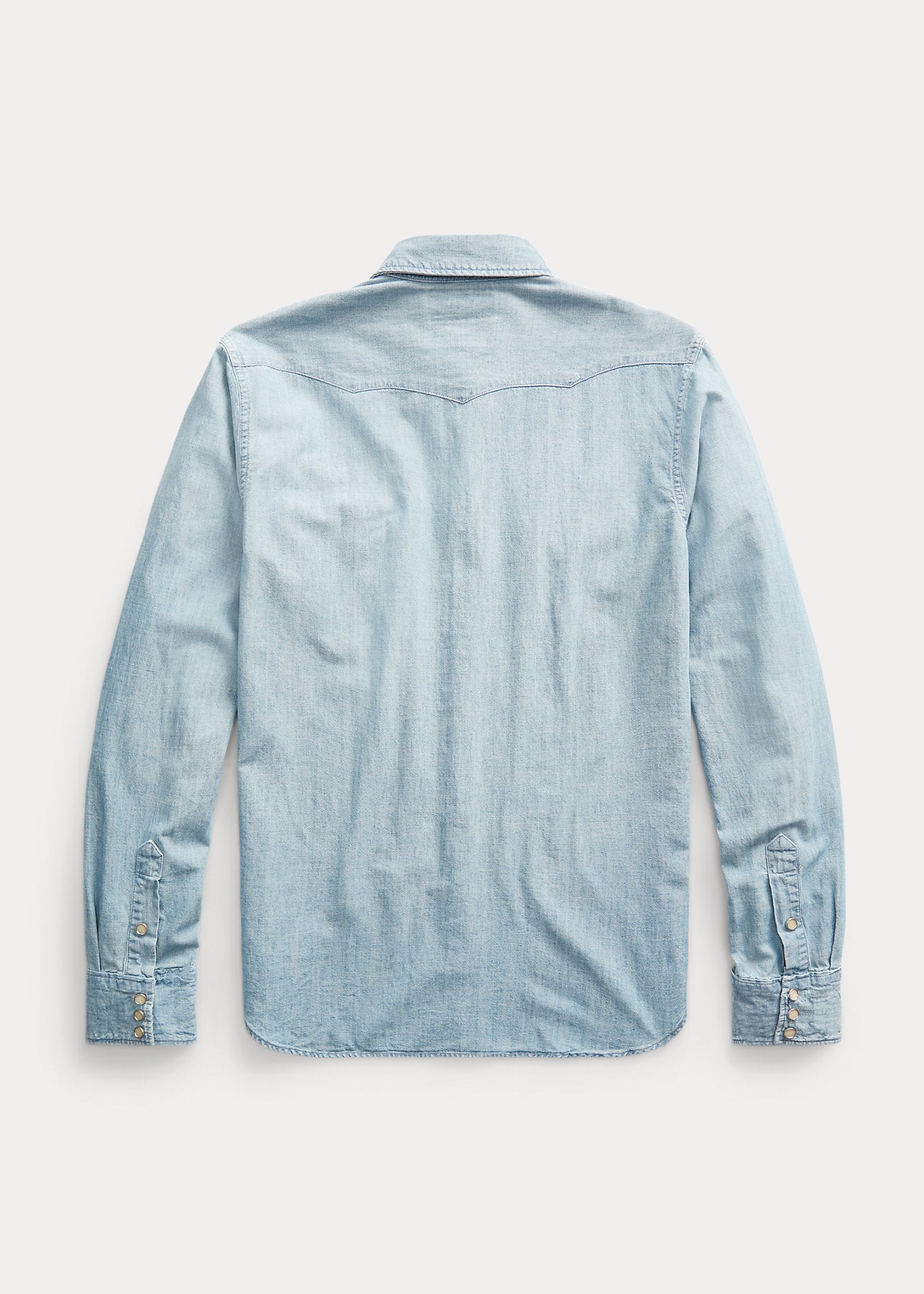 Slim Fit Chambray Western Shirt