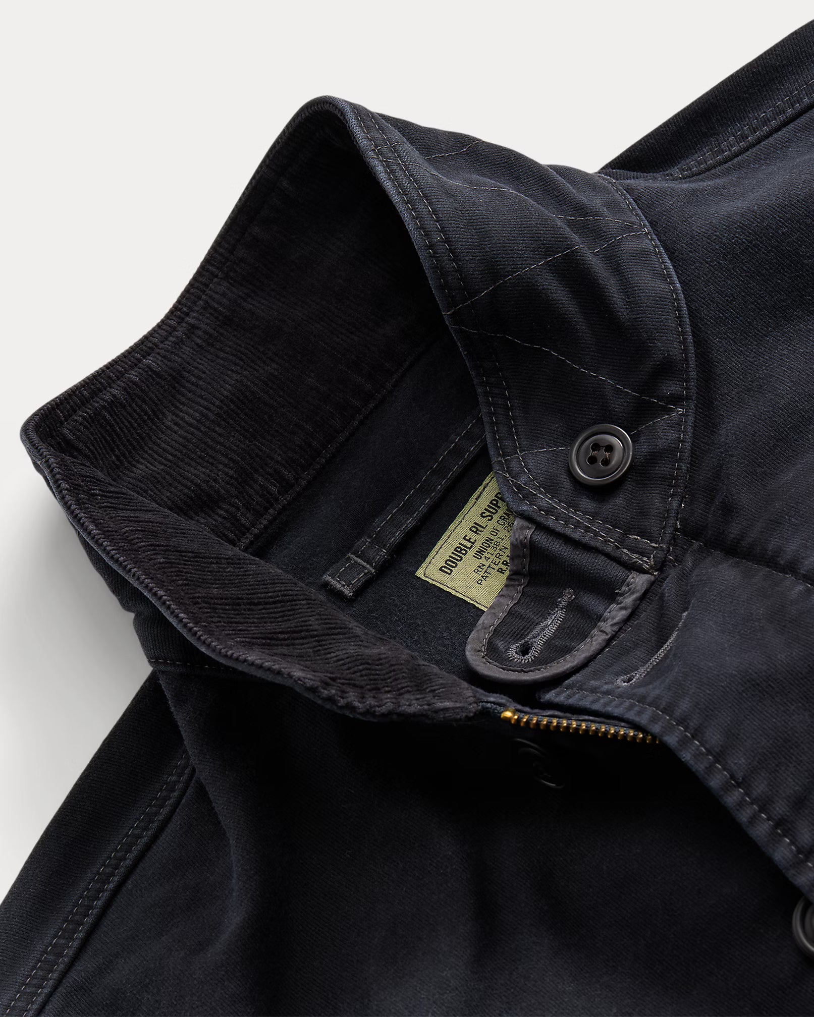 RRL Corduroy-Collar Cotton Deck Jacket - Dark Navy