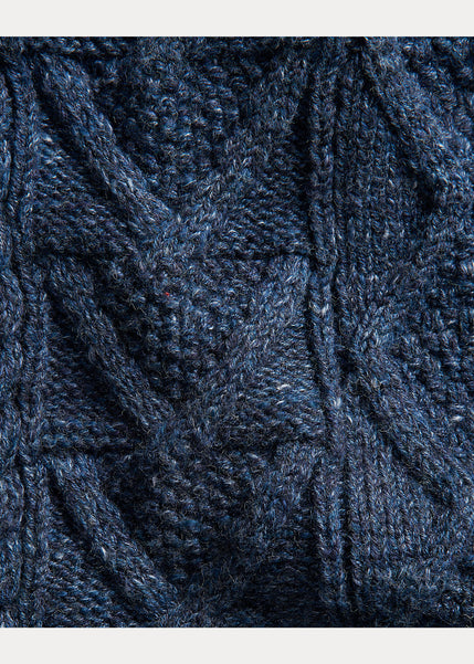 RRL Aran-Knit Cotton Cardigan
