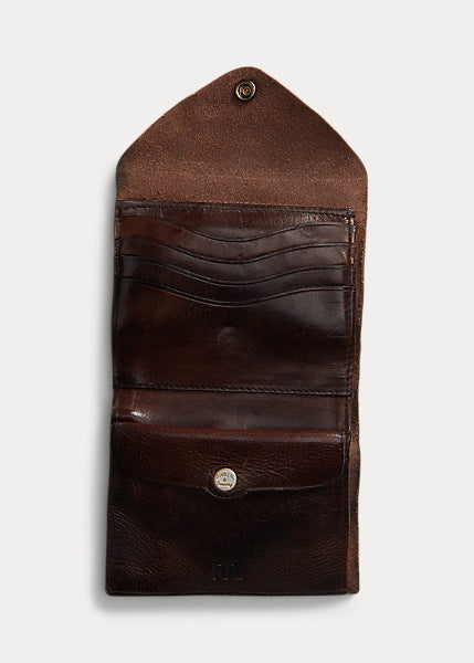 RRL Leather Envelope Wallet