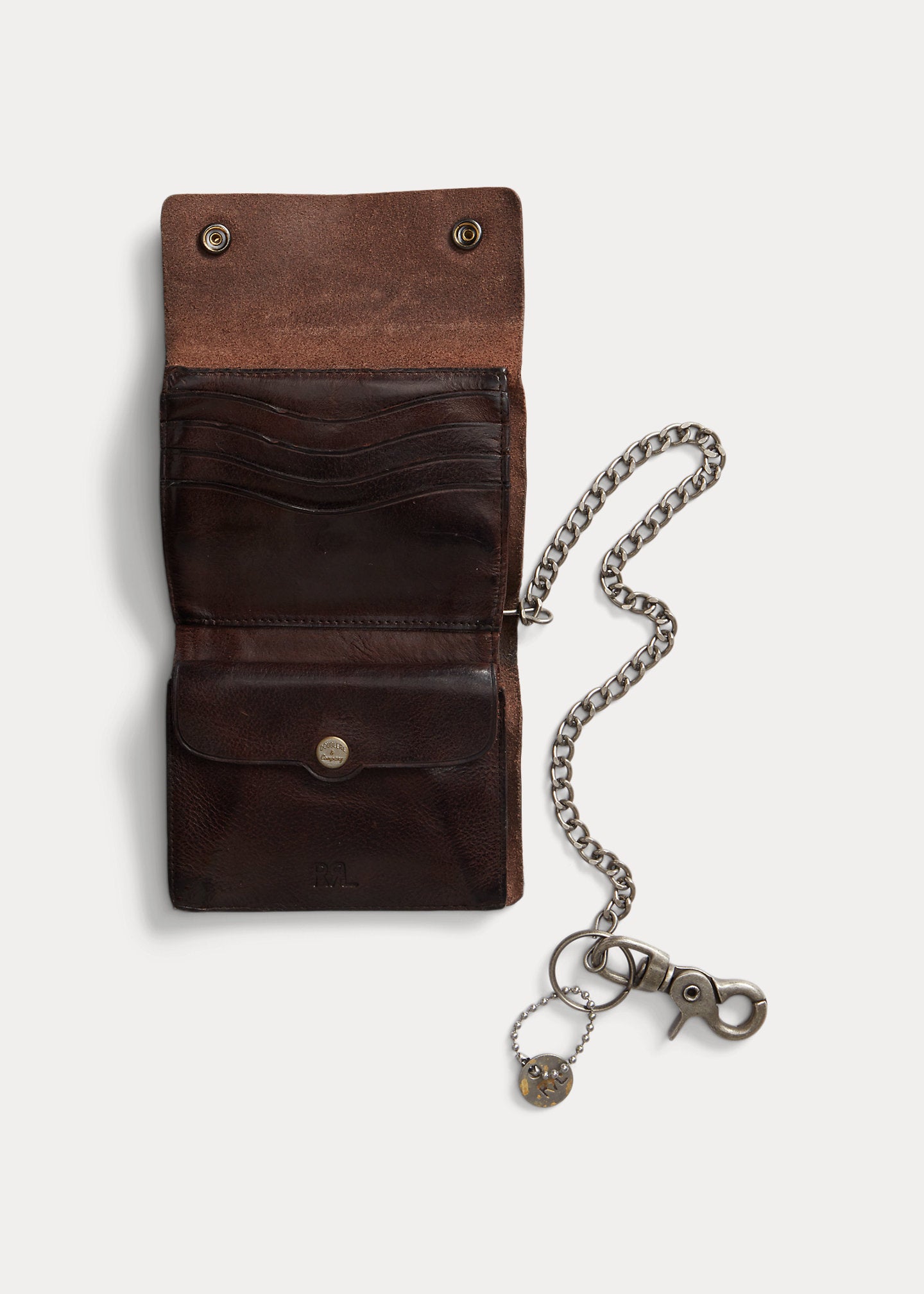 RRL Leather Chain Wallet