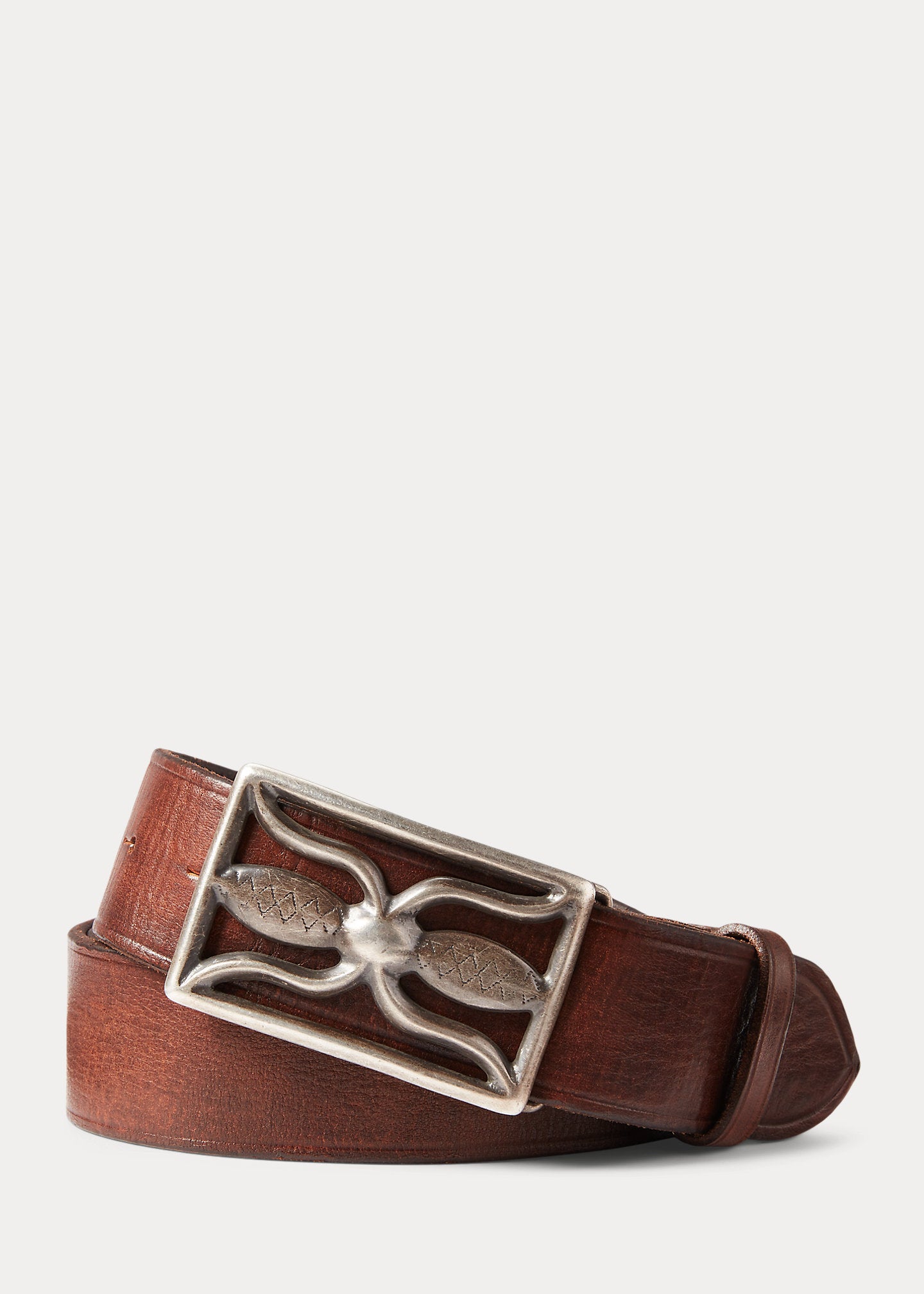 RRL Leather Belt