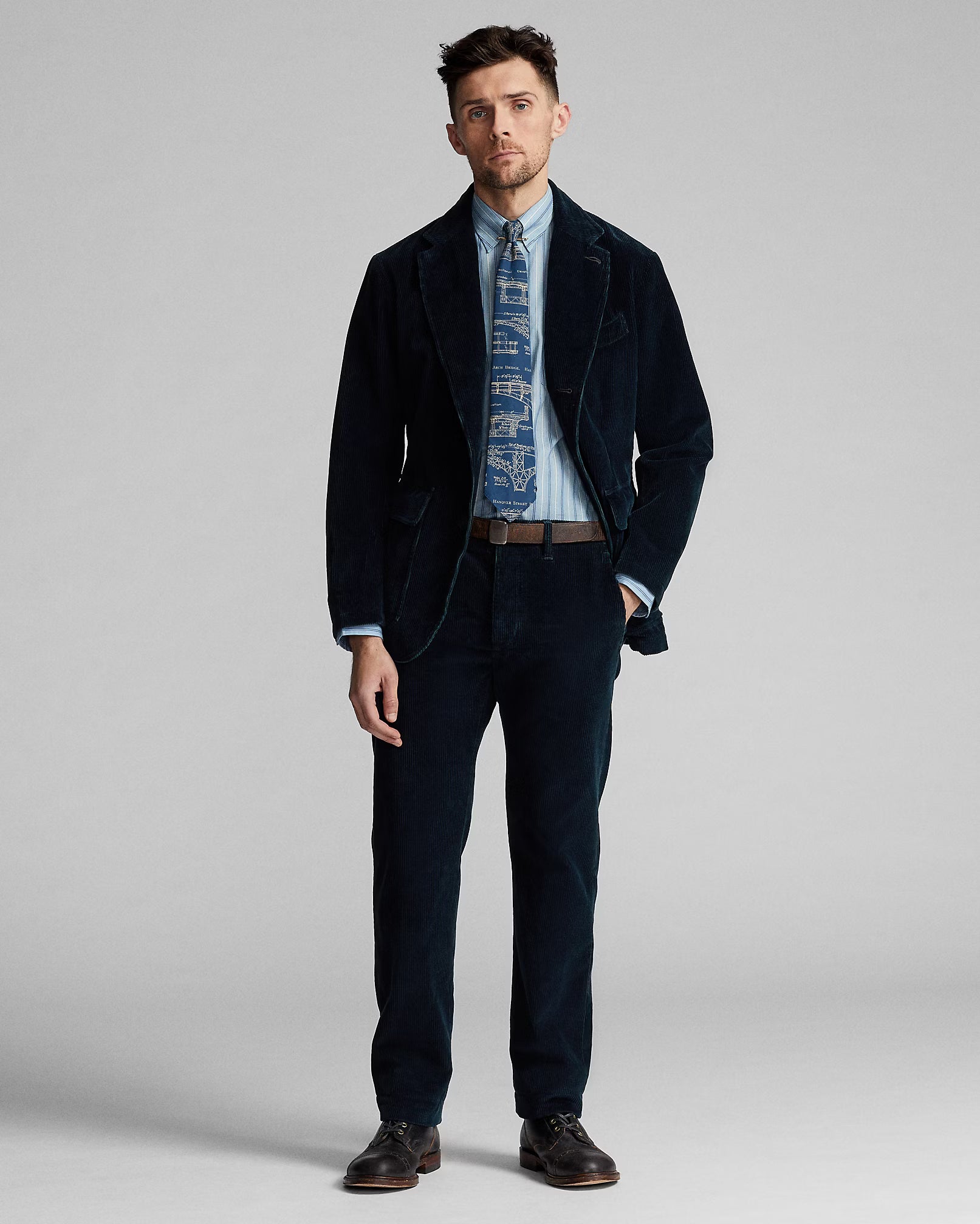 RRL Indigo Corduroy Pant