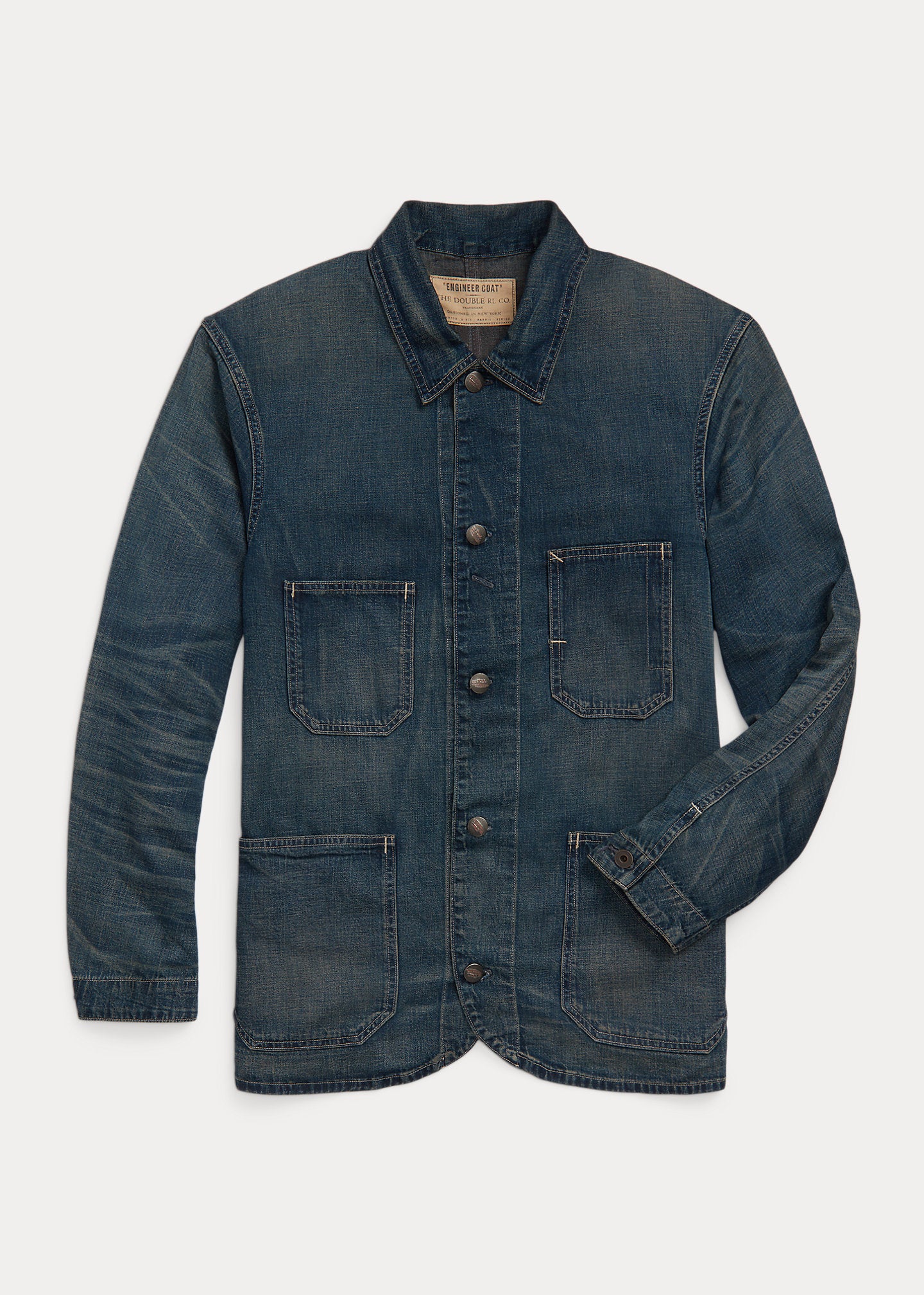 RRL Cotton-Linen Denim Engineer Jacket