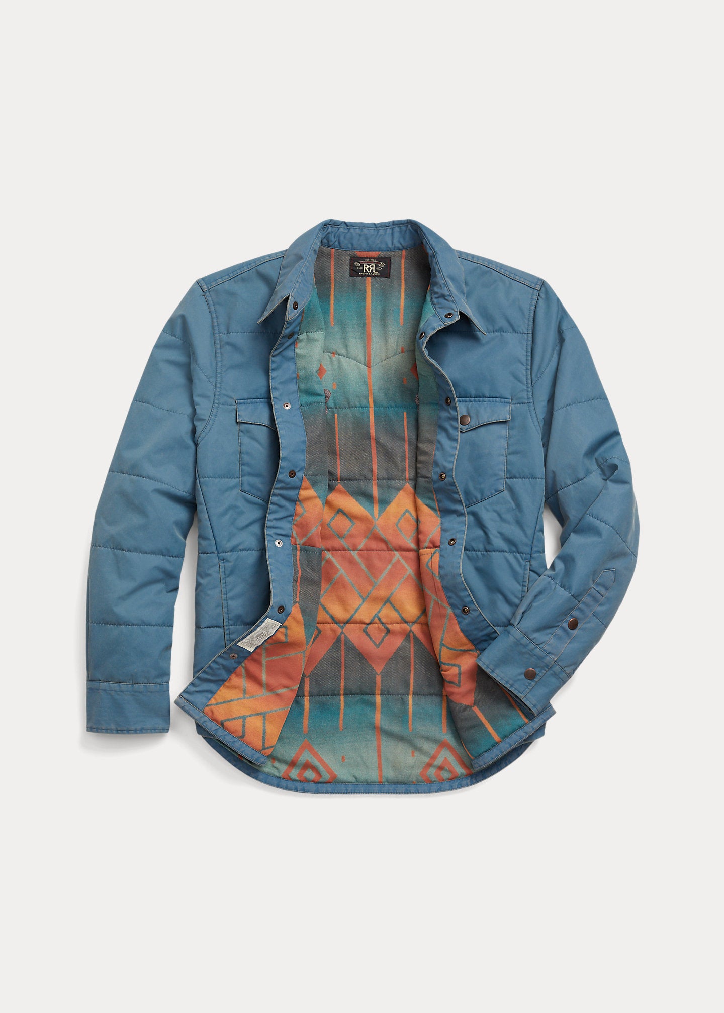 Quilted Twill Western Overshirt
