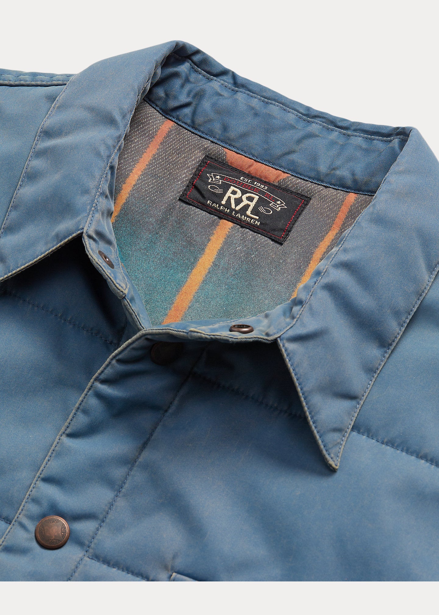 Quilted Twill Western Overshirt