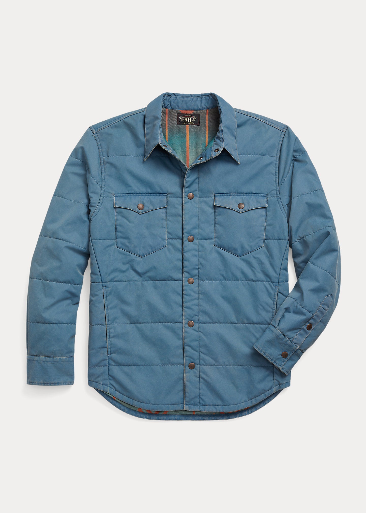 Quilted Twill Western Overshirt