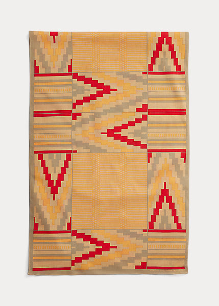 RRL Geometric-Print Cotton Scarf