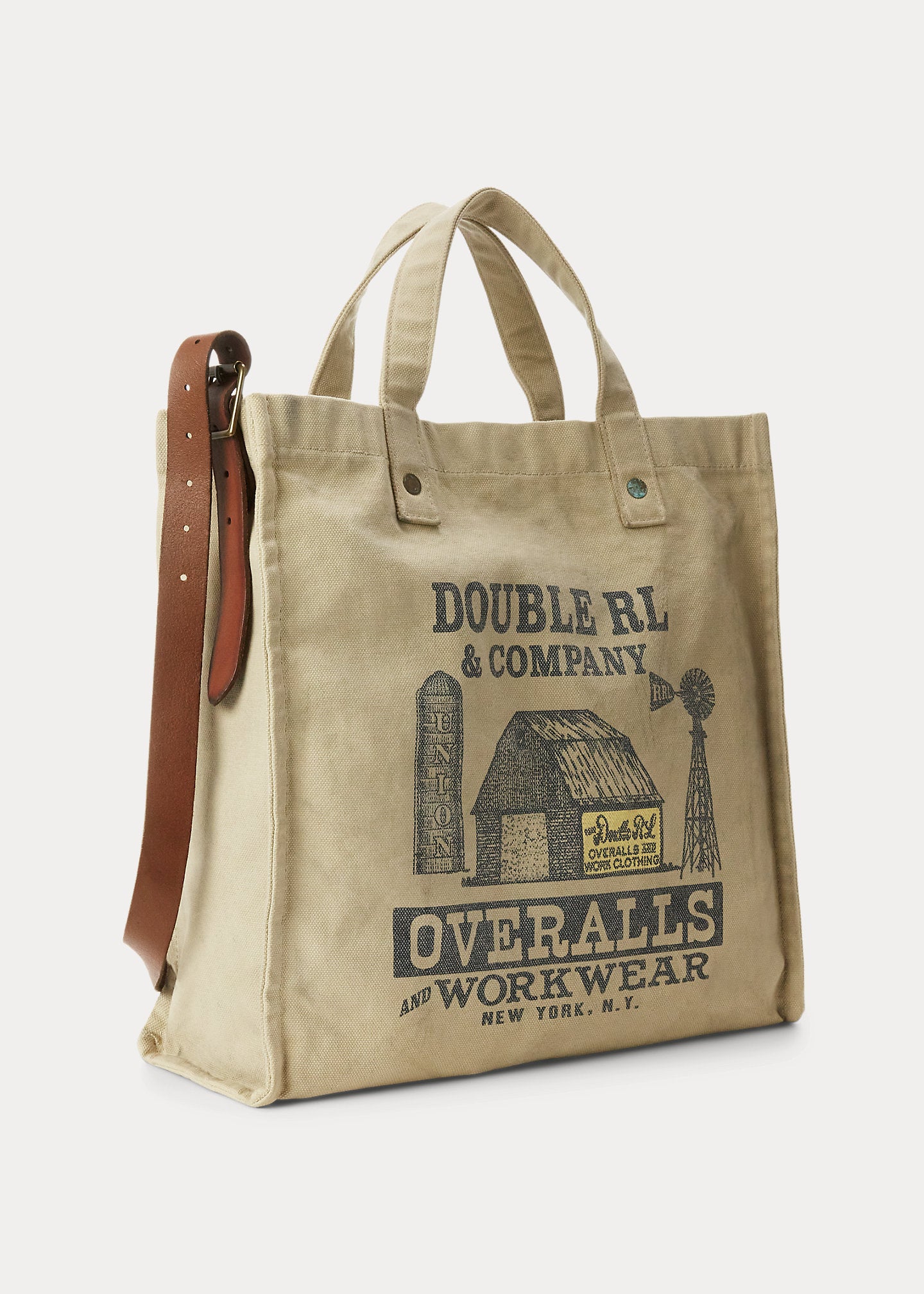 RRL Logo Canvas Carpenter Tote