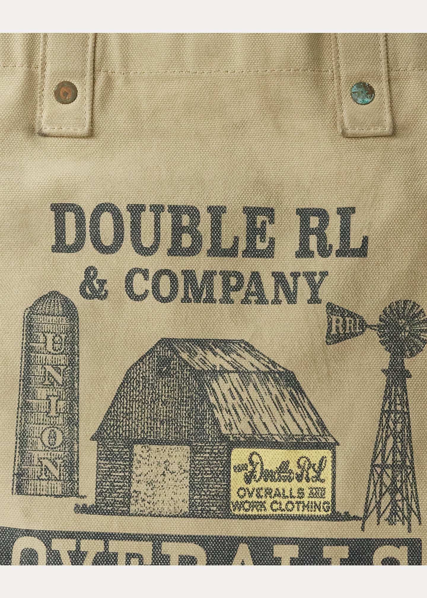 RRL Logo Canvas Carpenter Tote