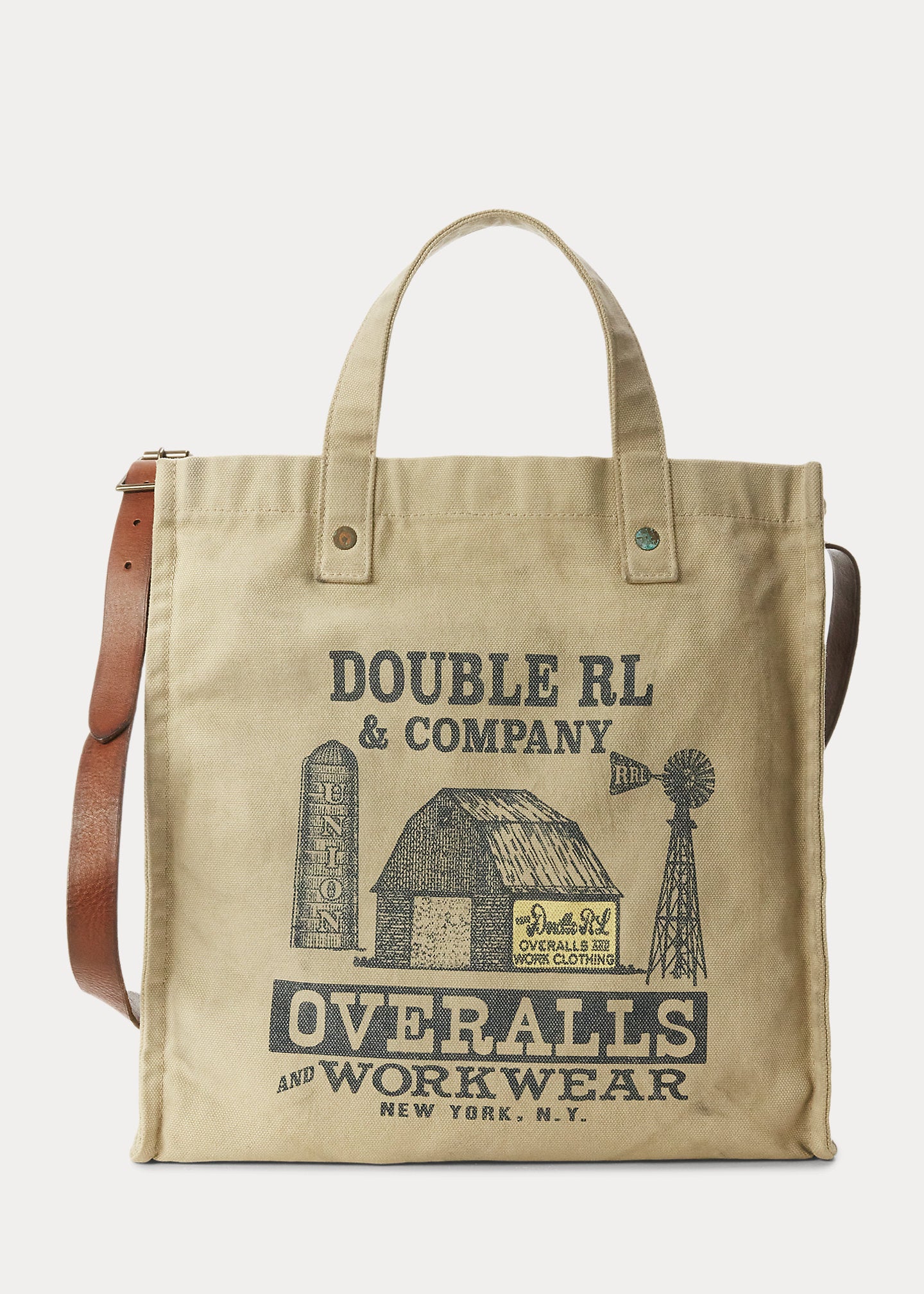 RRL Logo Canvas Carpenter Tote