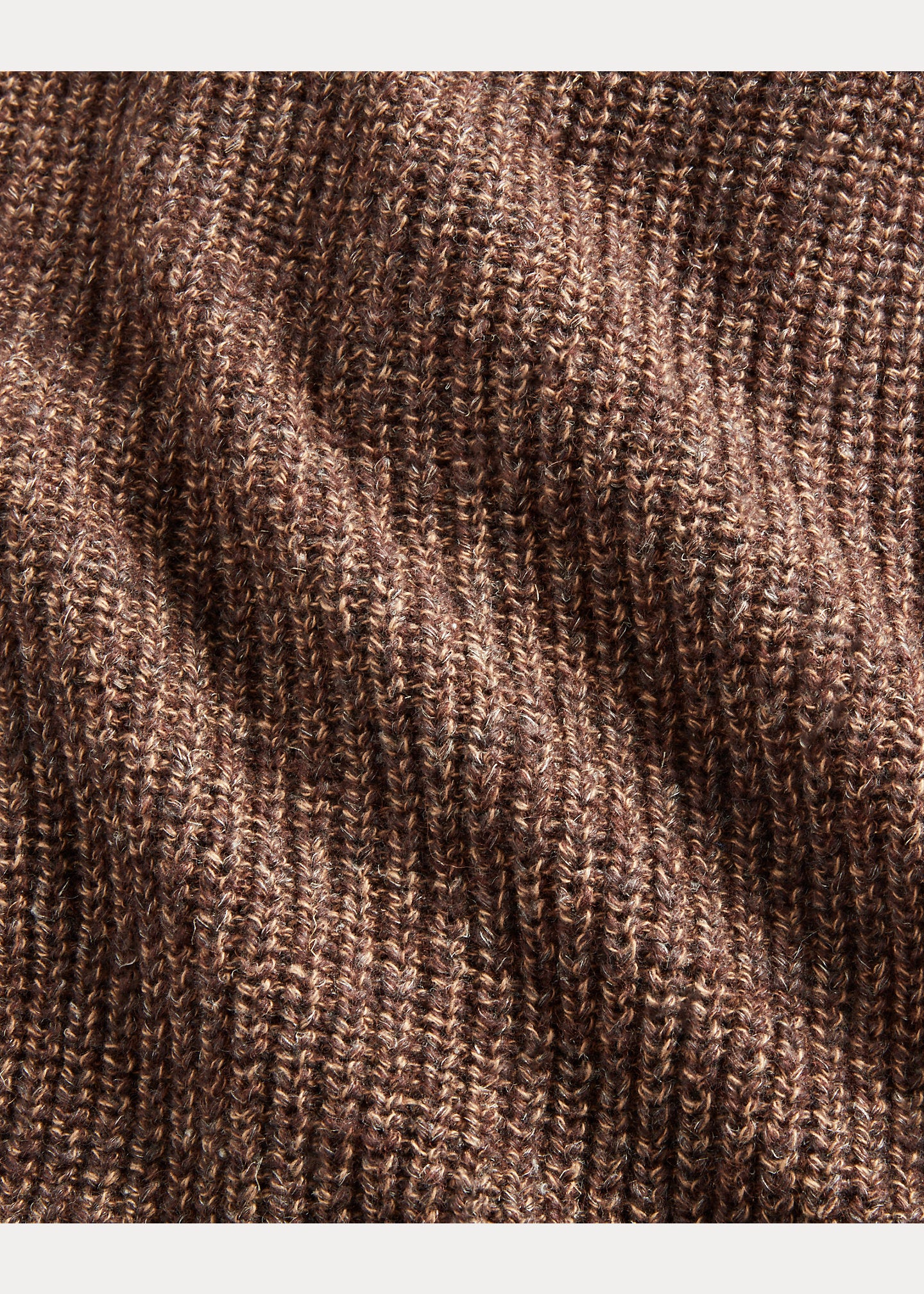 RRL Suede-Trim Marled Shawl Cardigan