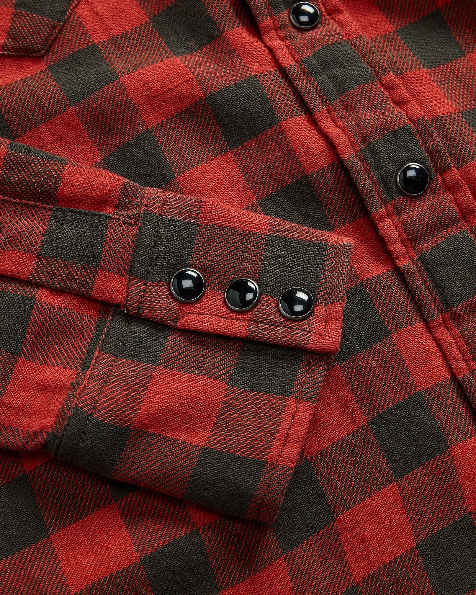 RRL Plaid Cotton-Linen Western Shirt - Women