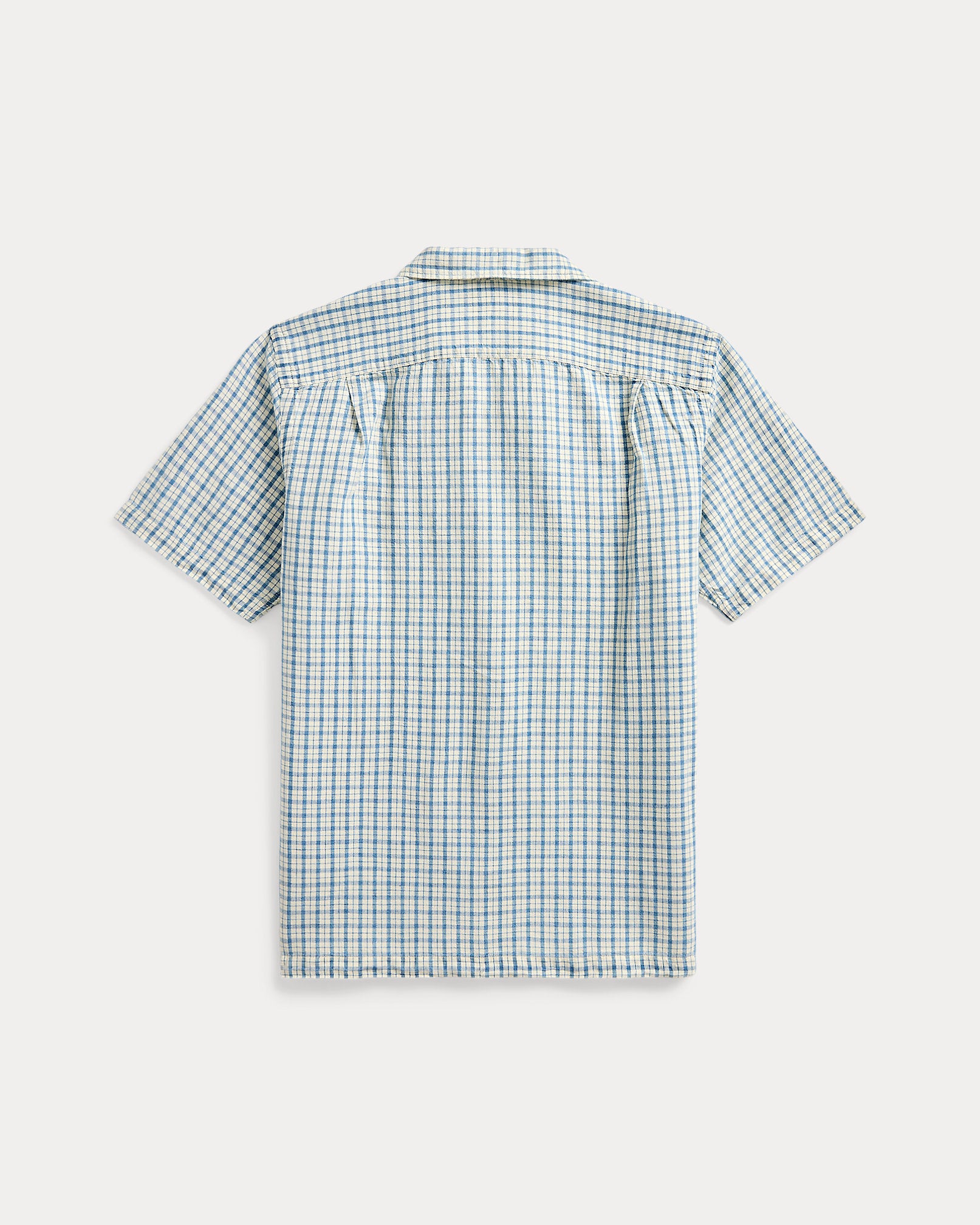 RRL Checked Cotton-Linen Camp Shirt