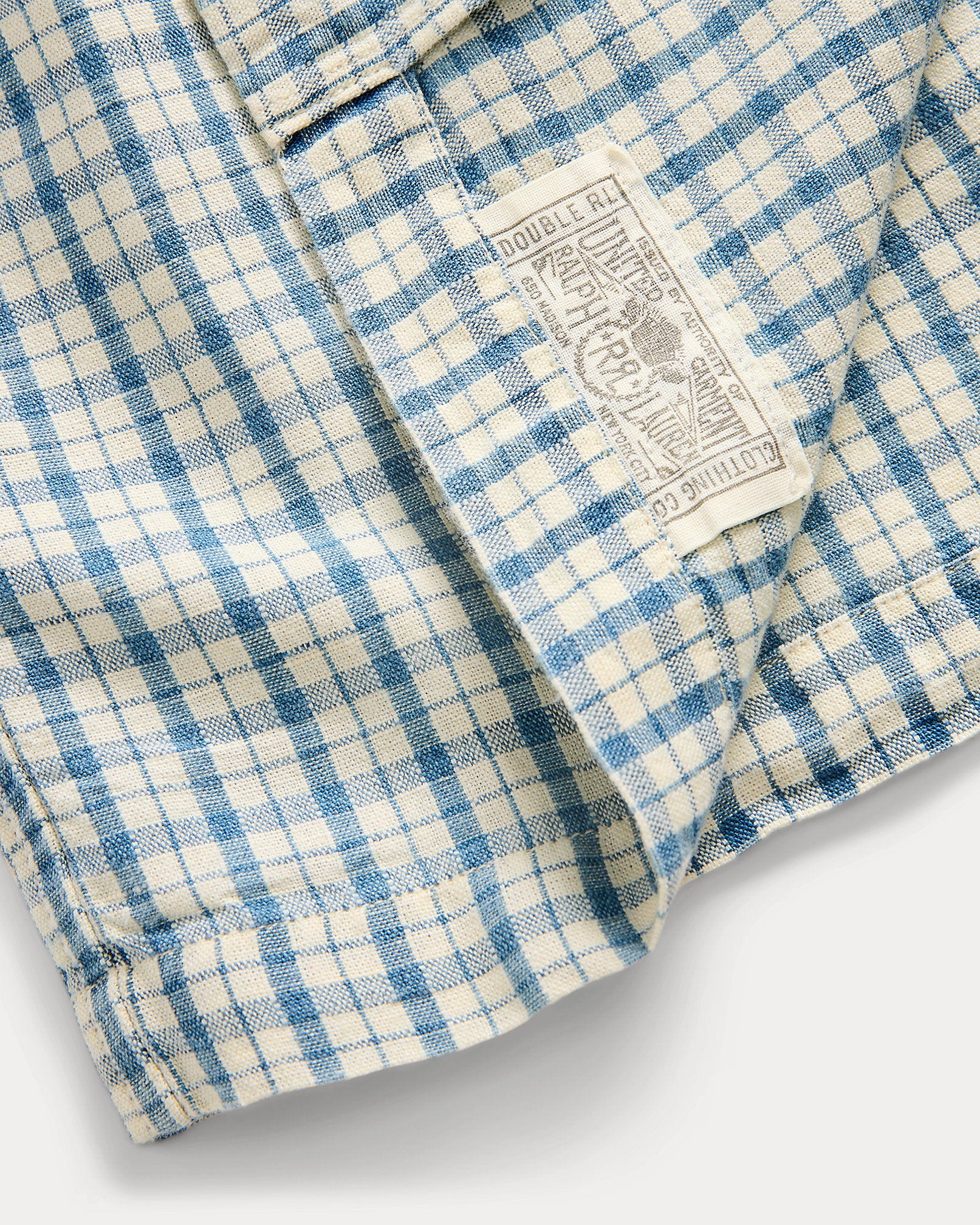 RRL Checked Cotton-Linen Camp Shirt