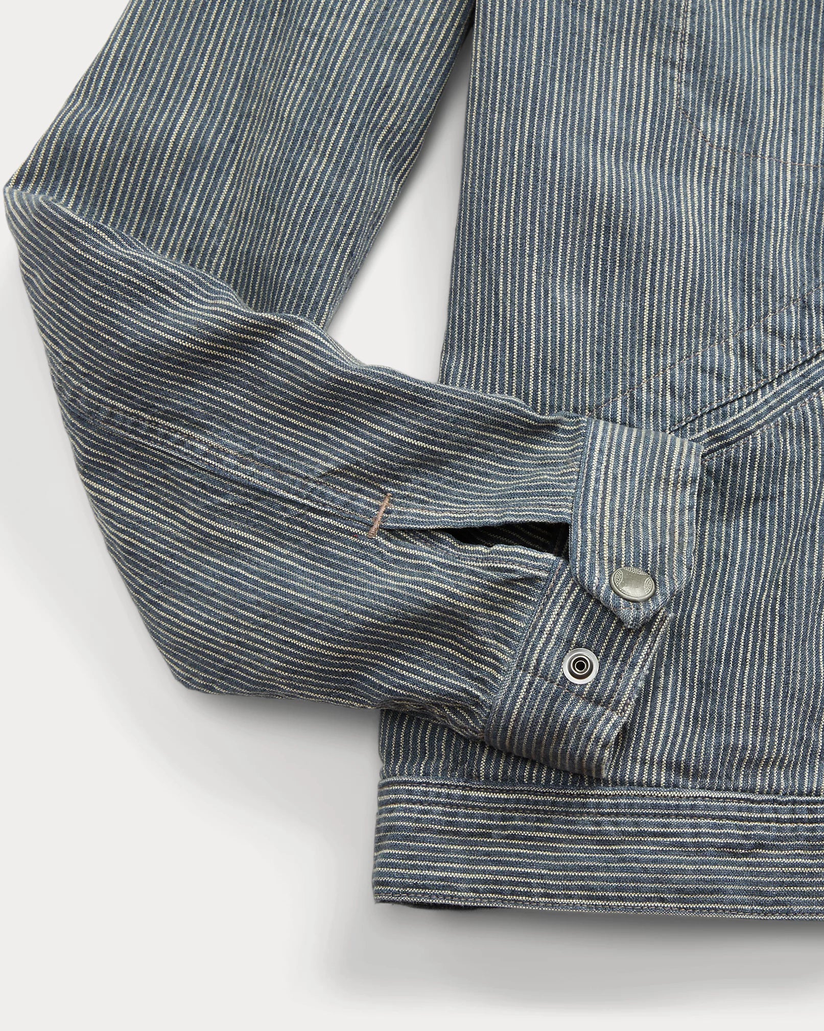 RRL Striped Cotton-Linen Jacket