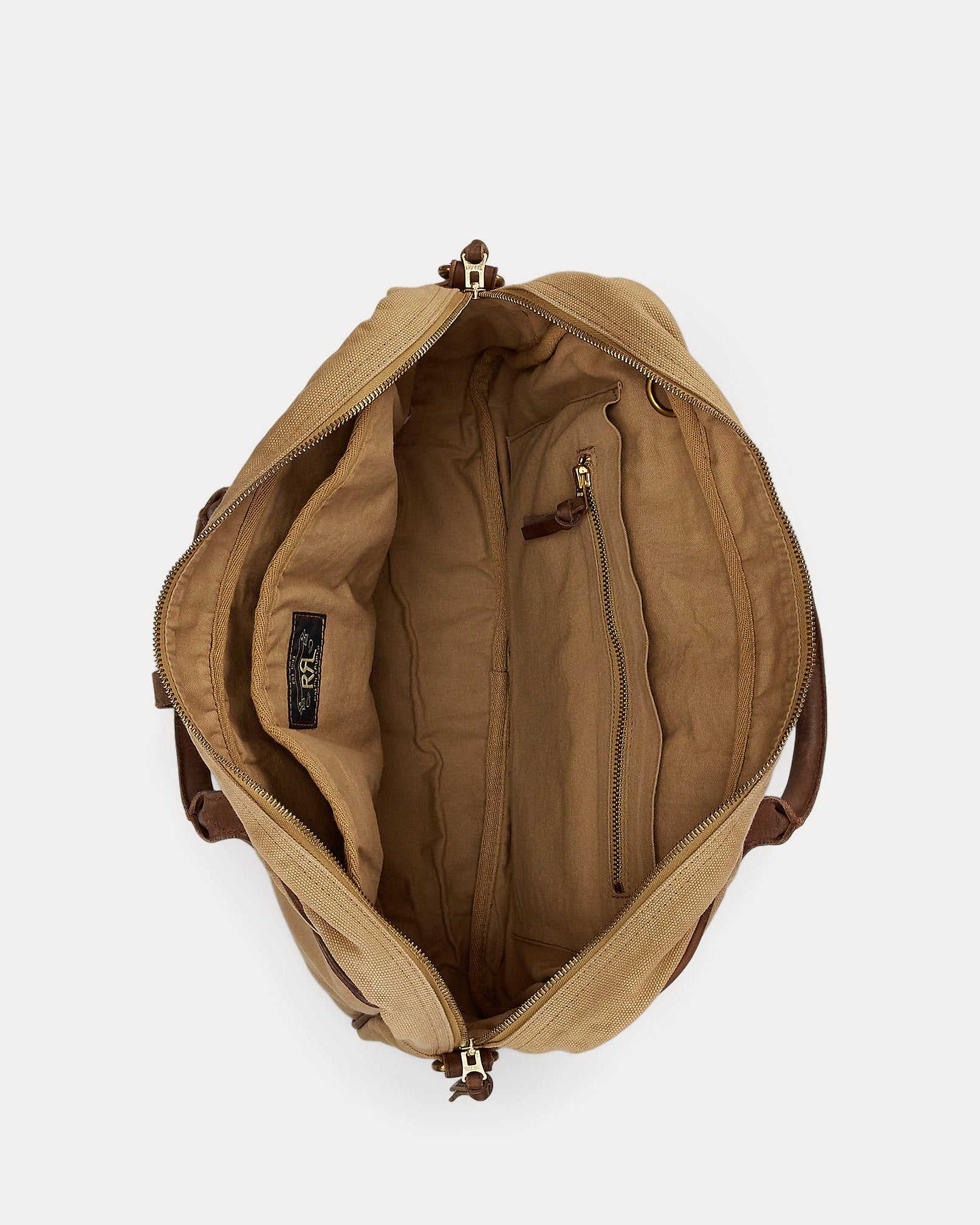 RRL Leather-Trim Canvas Briefcase