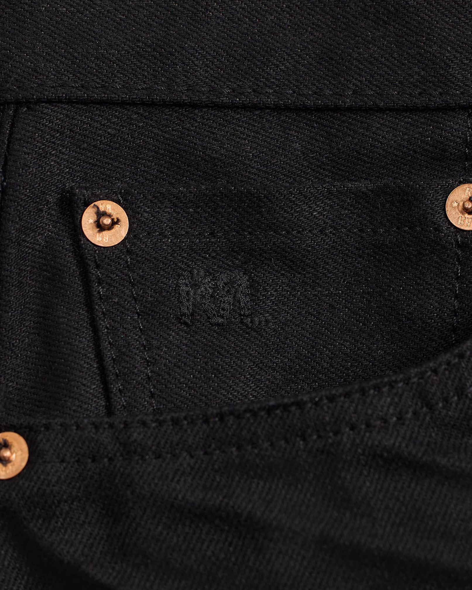 High Boy Fit Black Selvedge Jean