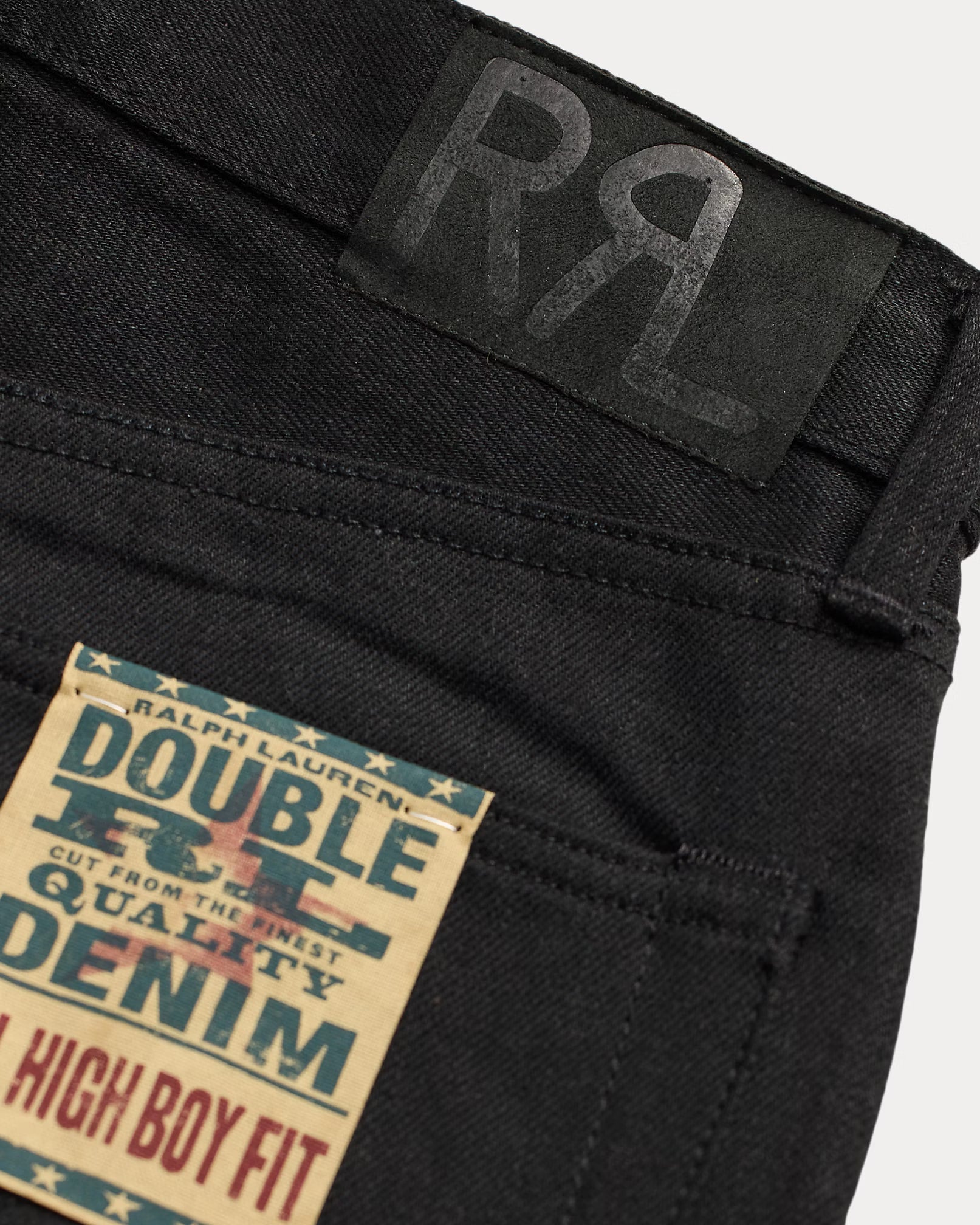 High Boy Fit Black Selvedge Jean