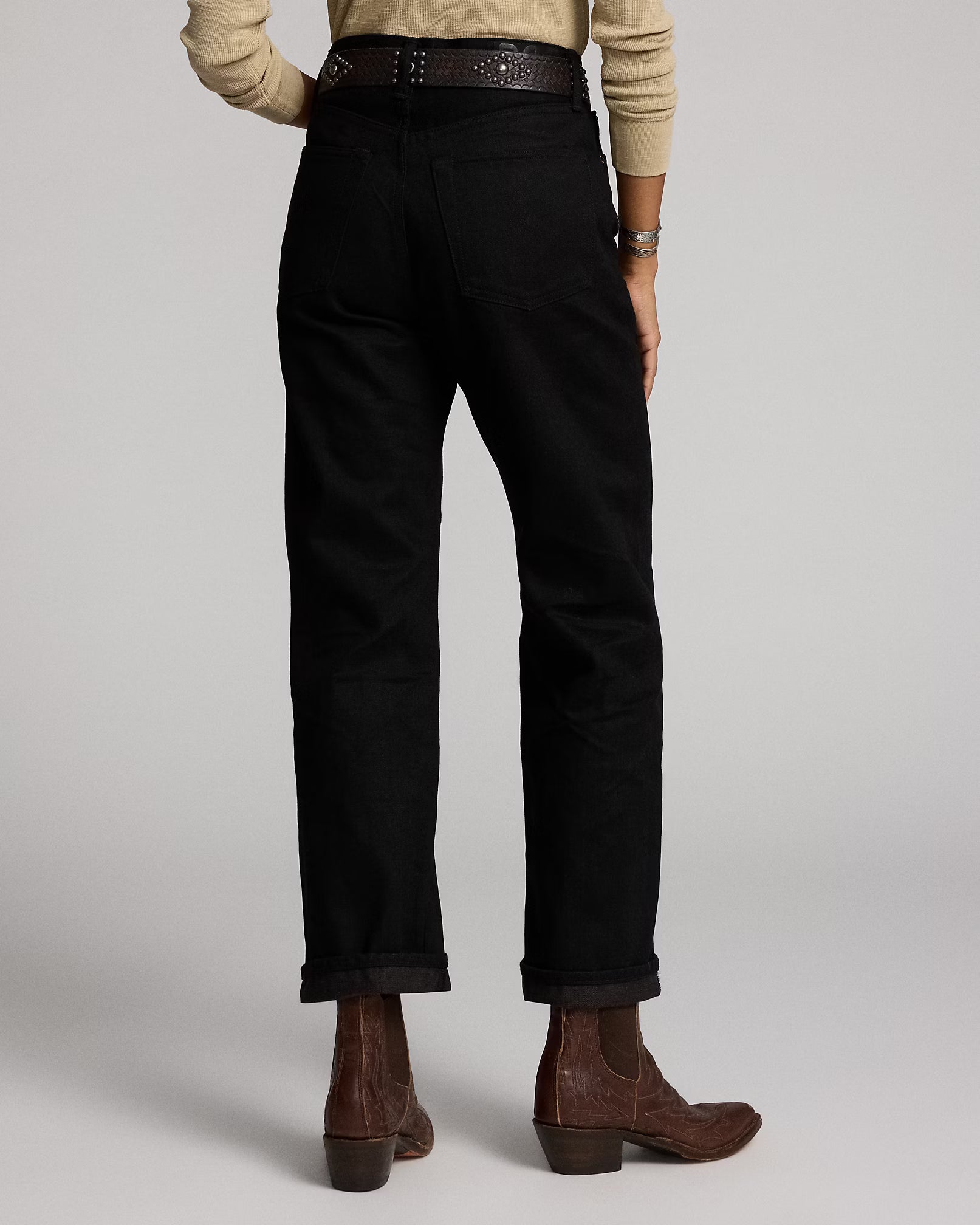 High Boy Fit Black Selvedge Jean