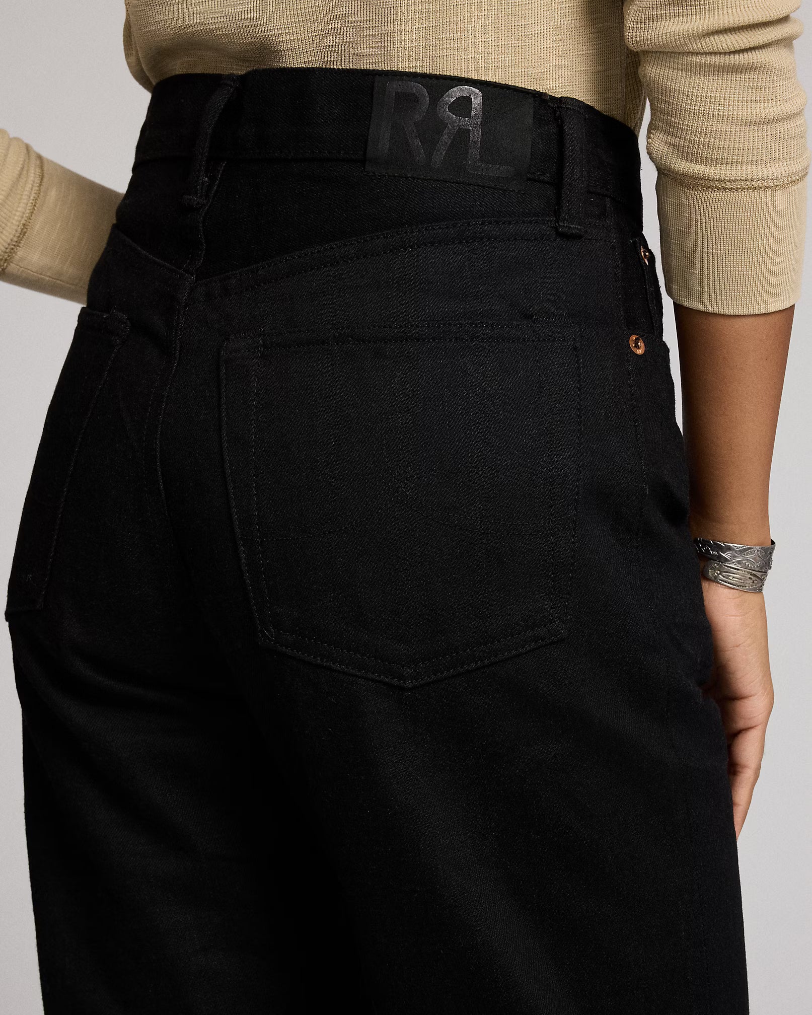 High Boy Fit Black Selvedge Jean