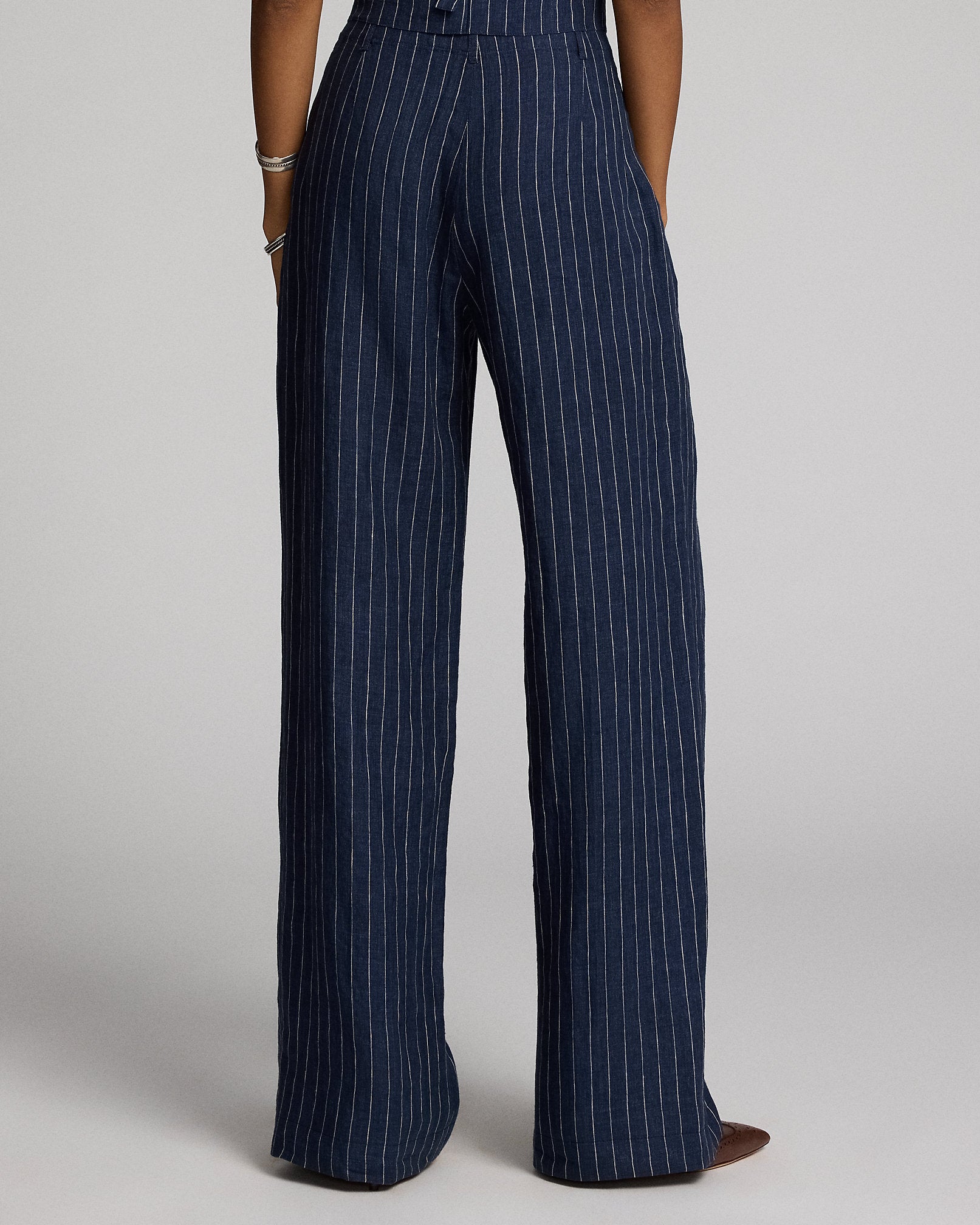 RRL Striped Linen Trouser