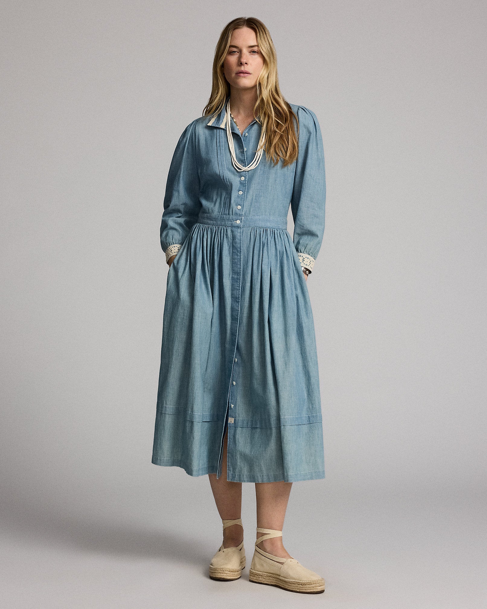 RRL Indigo Chambray Dress
