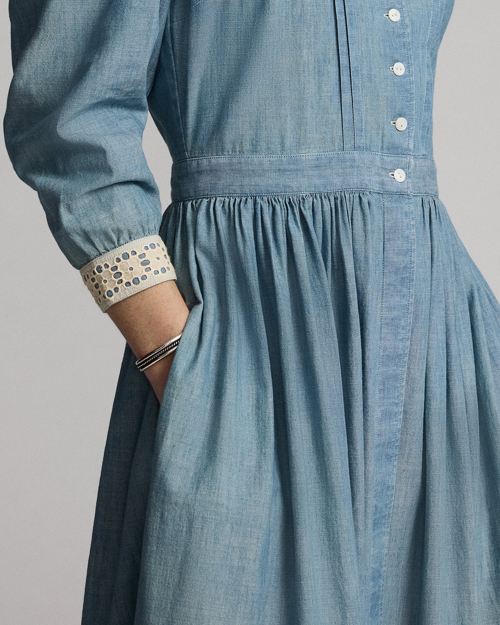 RRL Indigo Chambray Dress