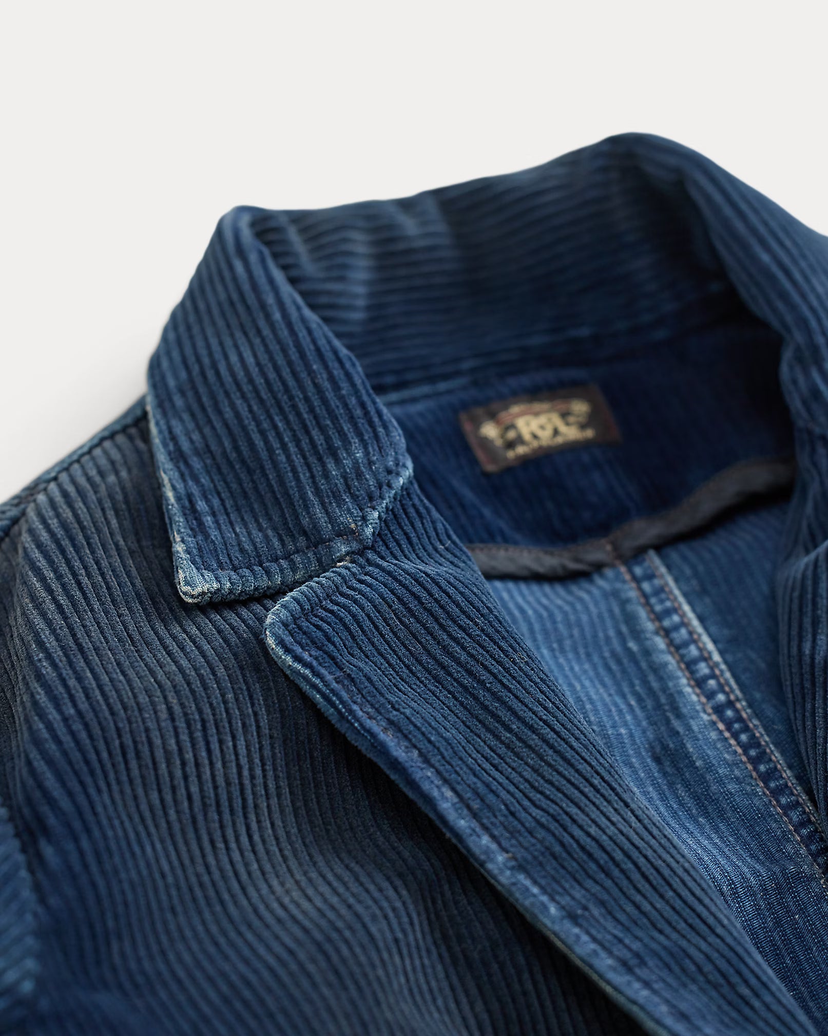 RRL Repaired Indigo Corduroy Blazer