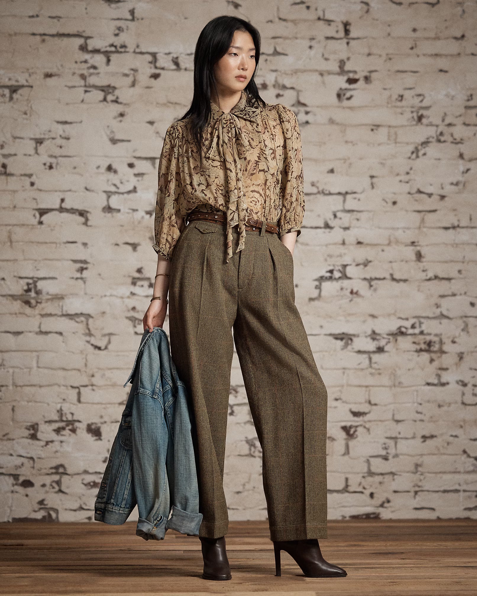 RRL Windowpane Tweed Pant