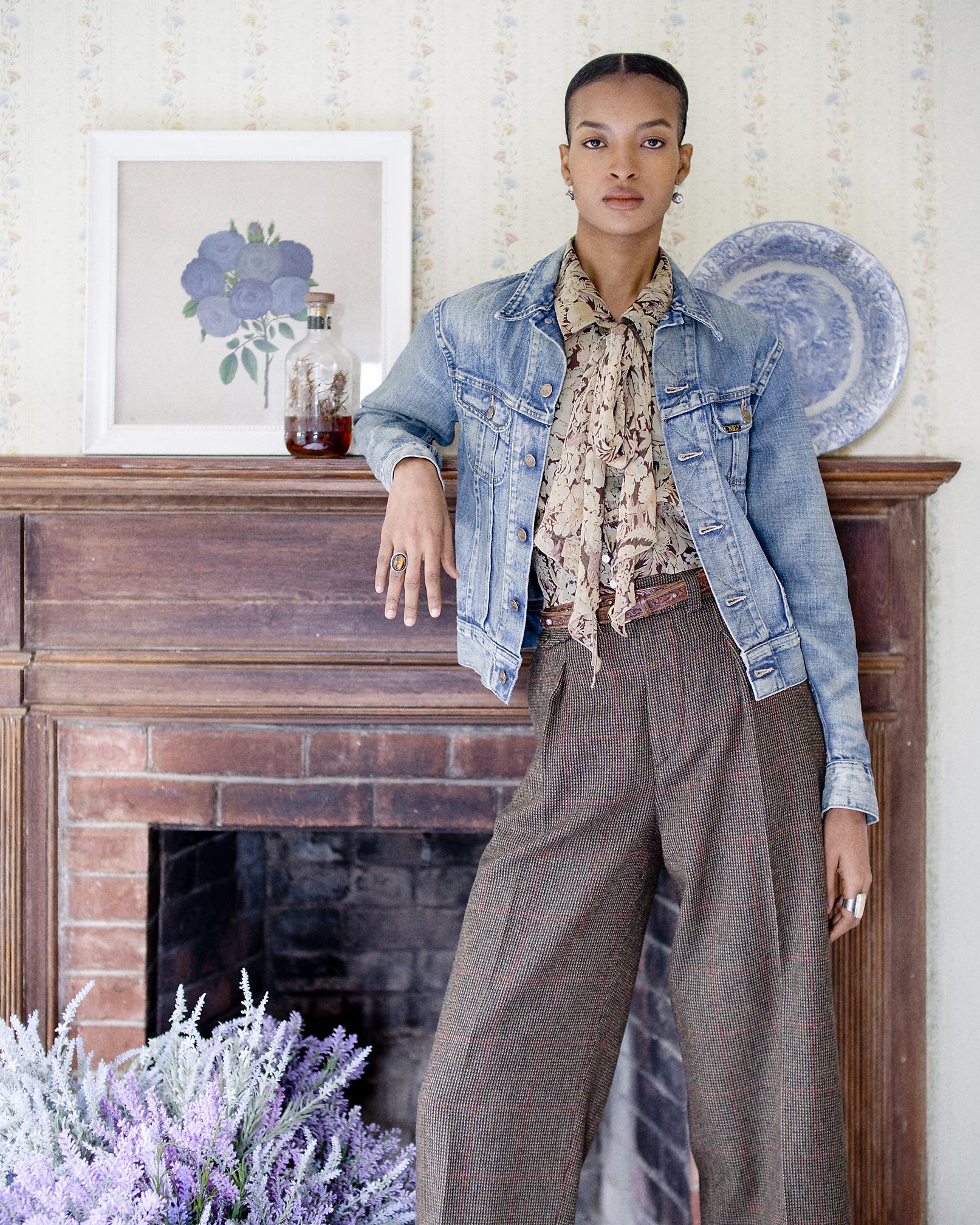 RRL Windowpane Tweed Pant