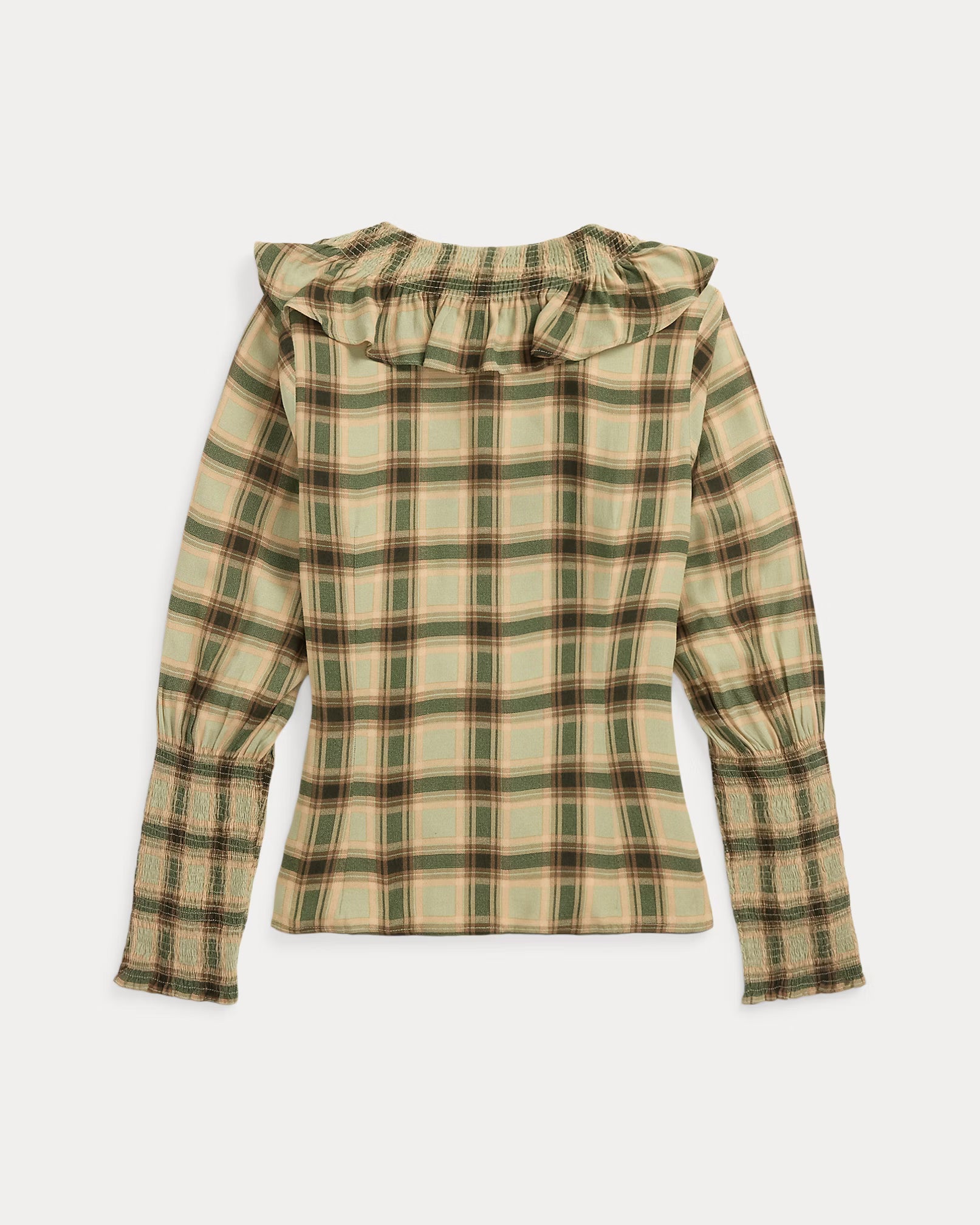 RRL Ombré Plaid Marocain Blouse
