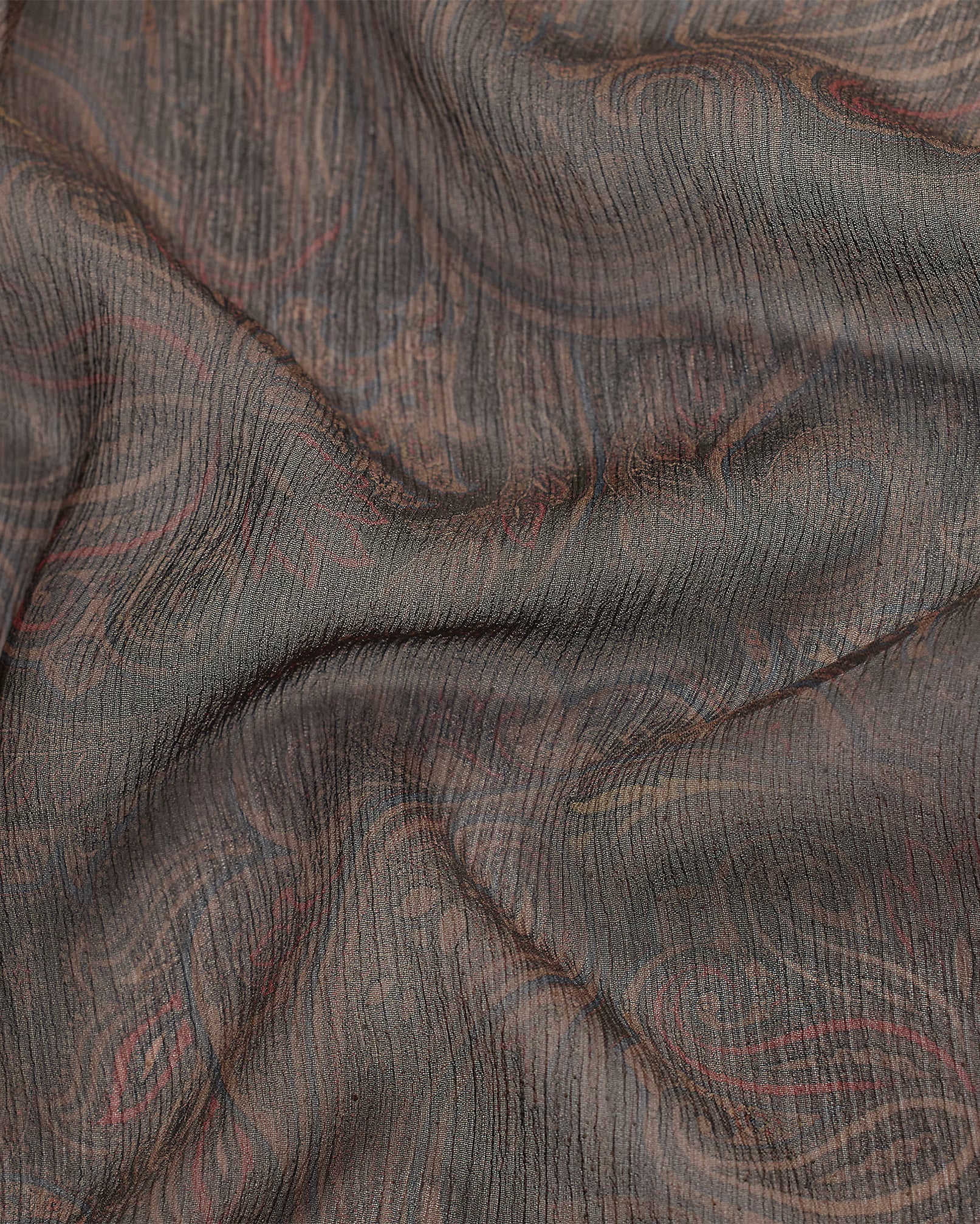 RRL Paisley Silk Tie-Back Blouse