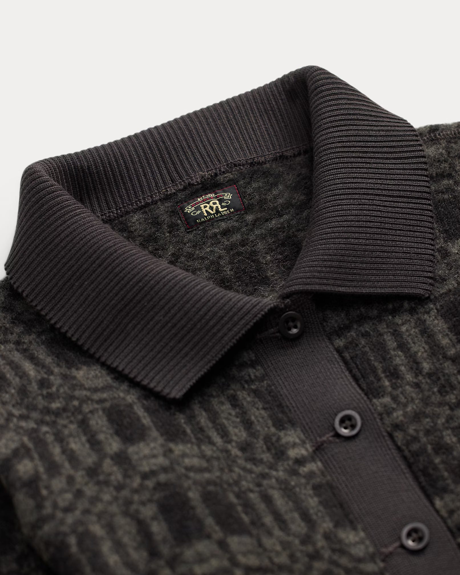 RRL Wool-Blend Jacquard Cardigan