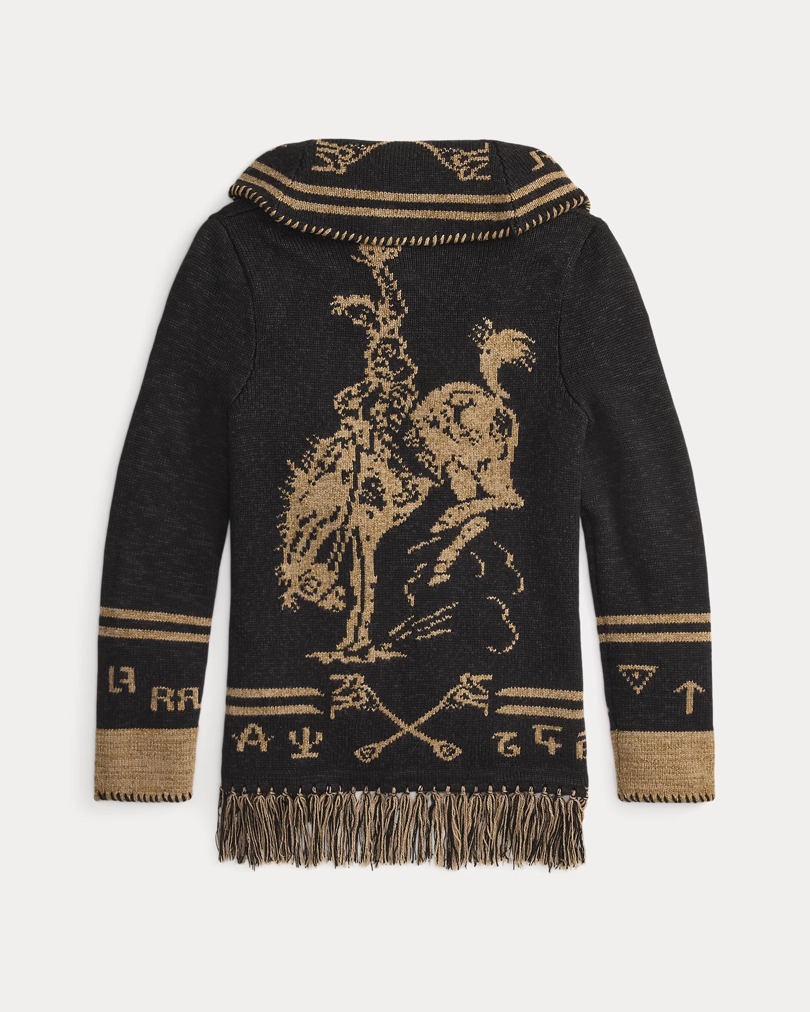 RRL Wool-Silk Western Cardigan Jacket