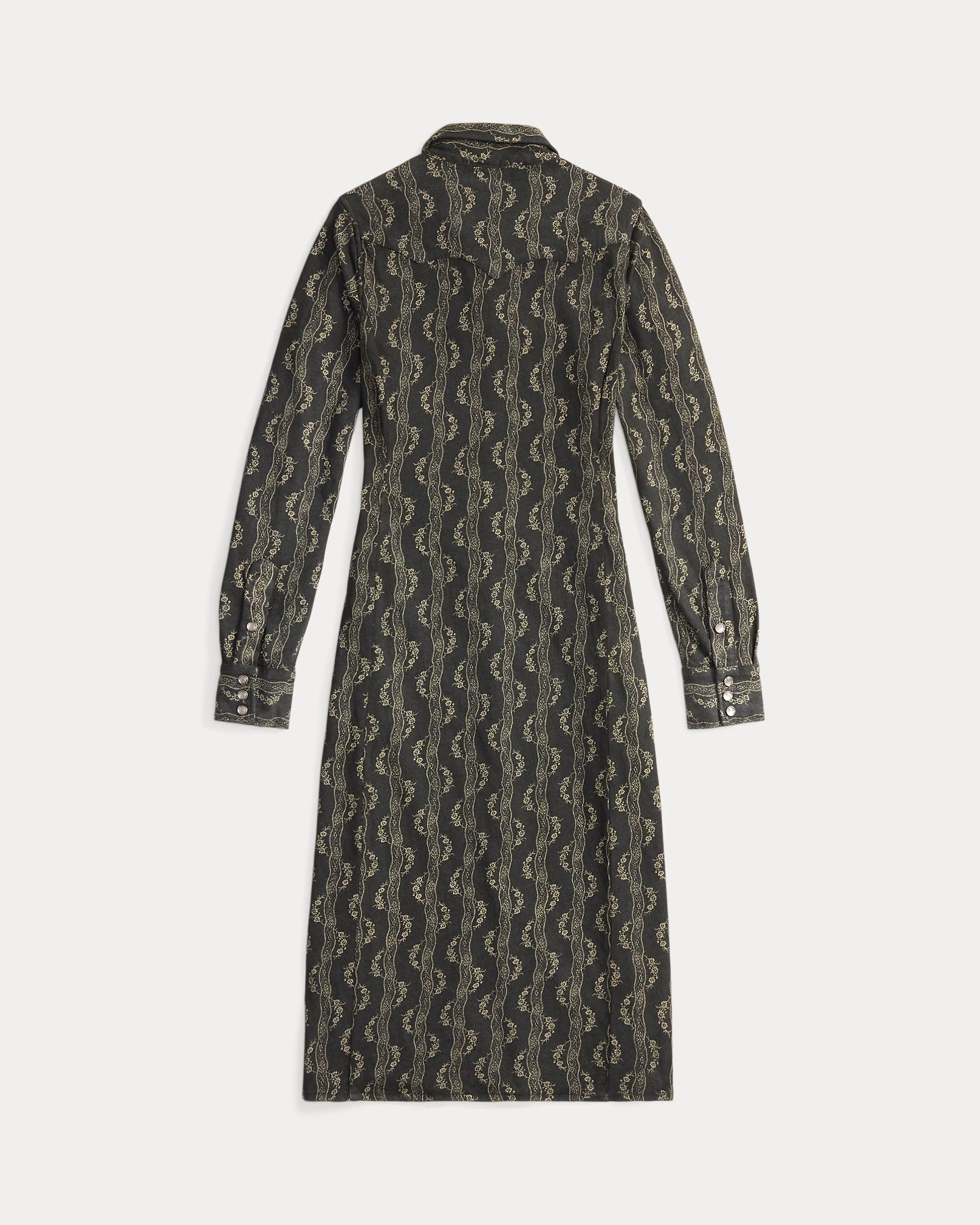 RRL Cotton-Linen Jersey Western Dress
