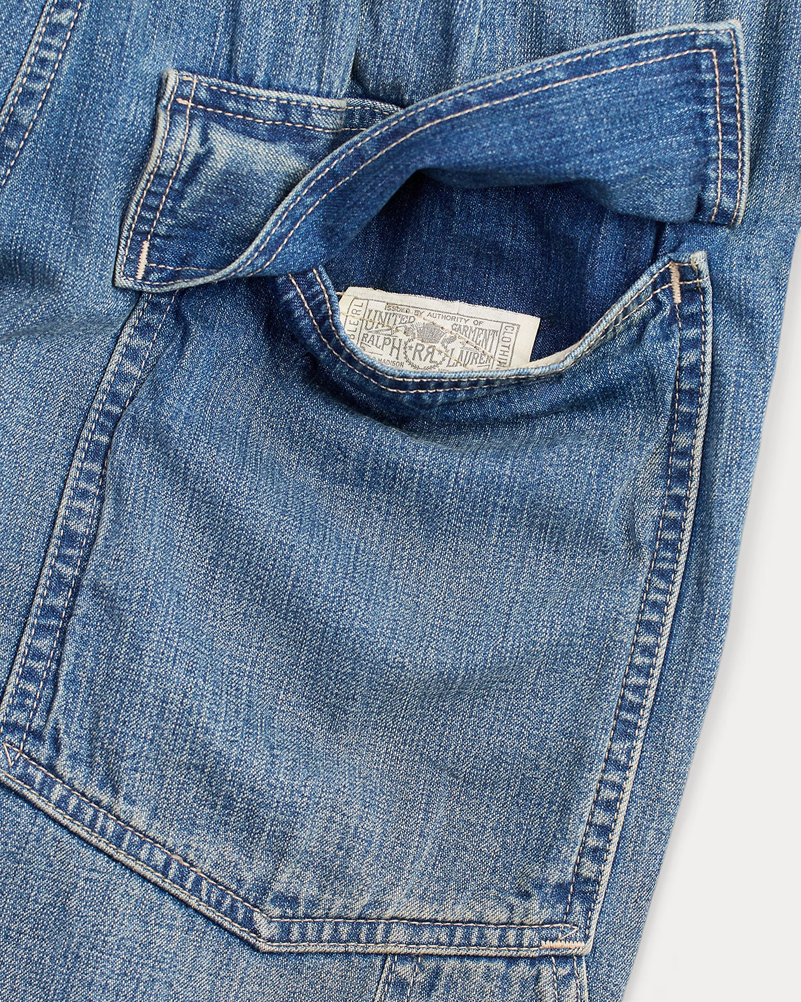 RRL Indigo Denim Coverall