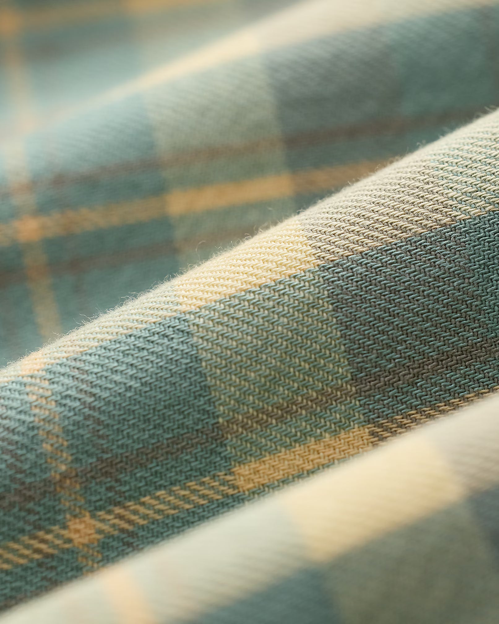 RRL Plaid Twill Button-Front Top