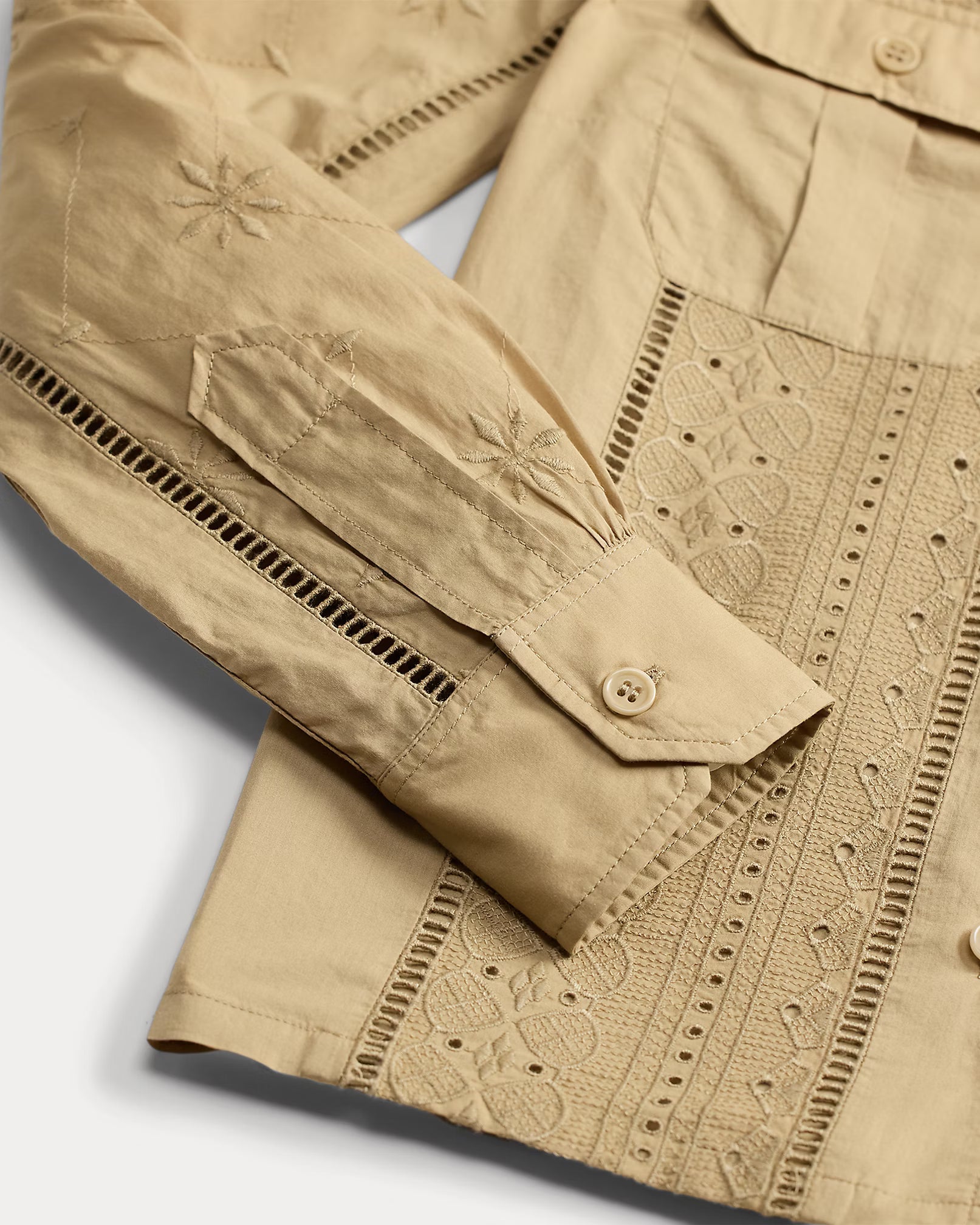 RRL Embroidered Cotton Shirt