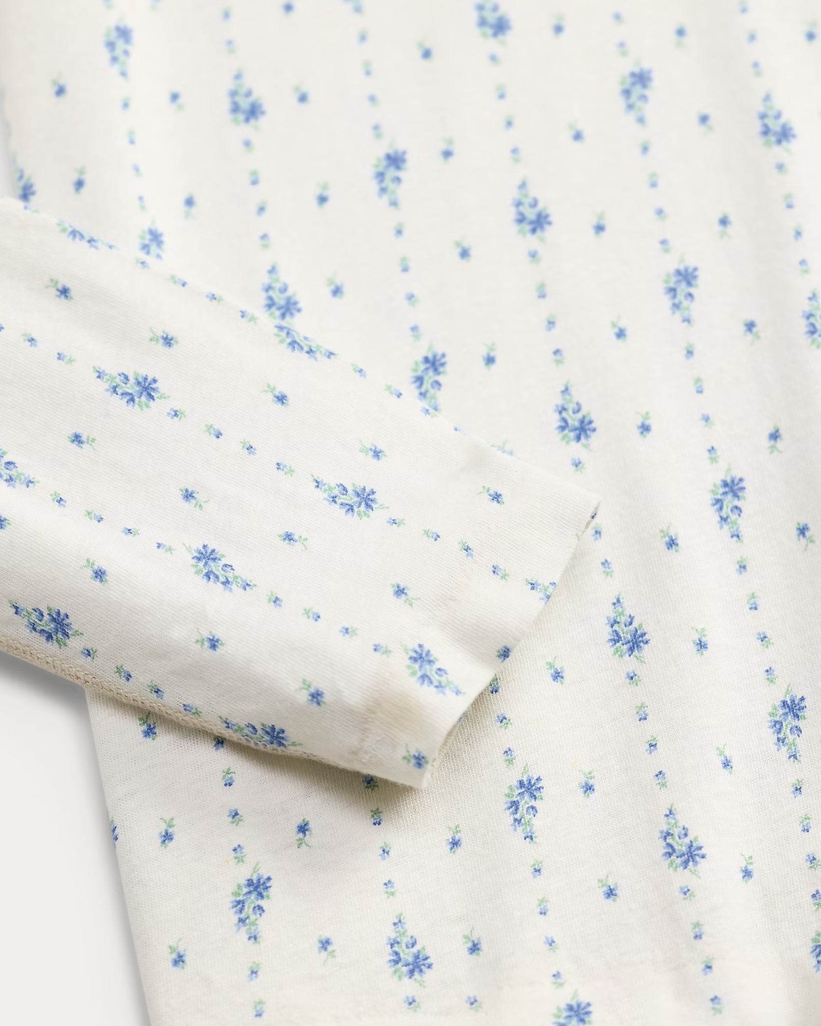Floral Linen-Cotton Henley Shirt