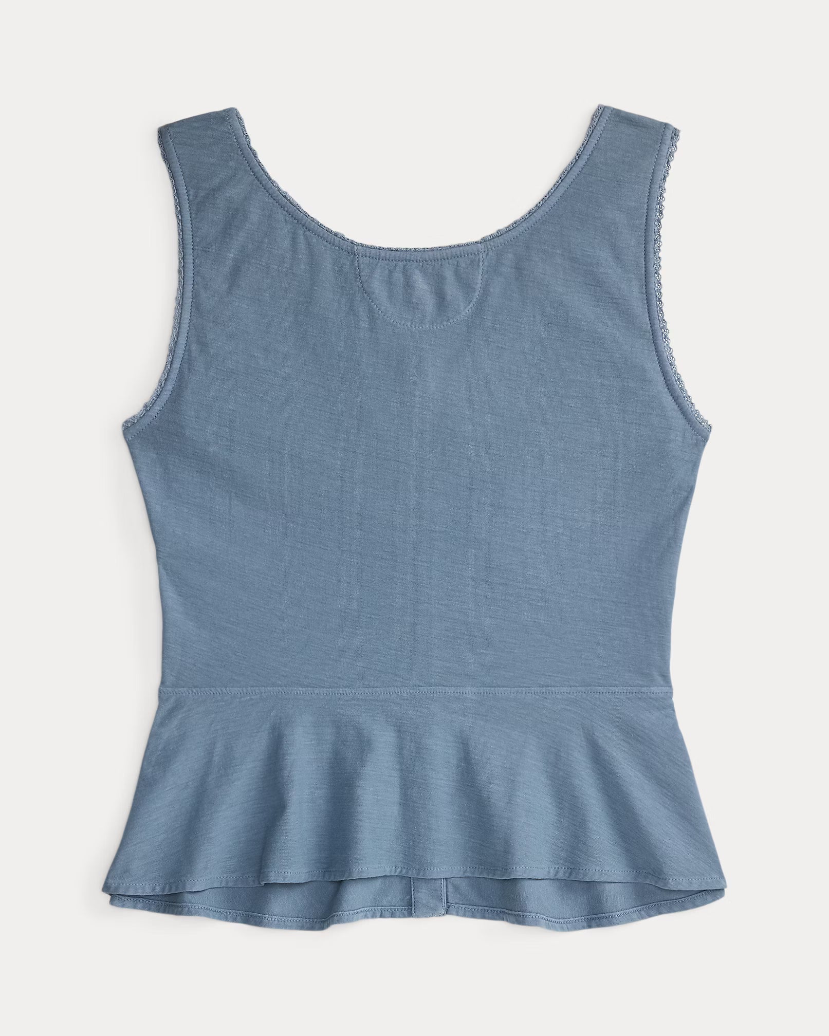 RRL Cotton-Linen Jersey Camisole - Antique Blue