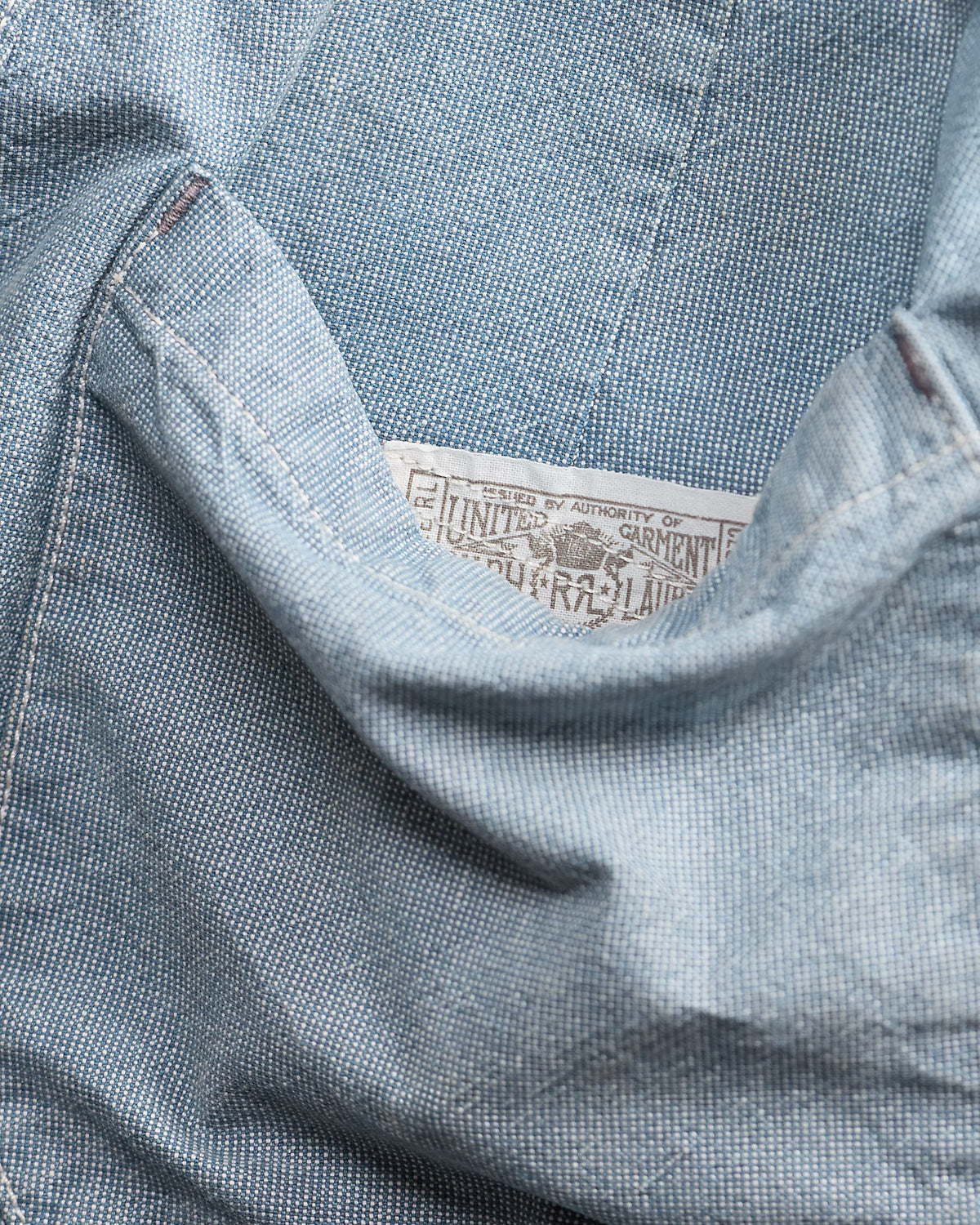 RRL Indigo Pincheck Cotton Coverall