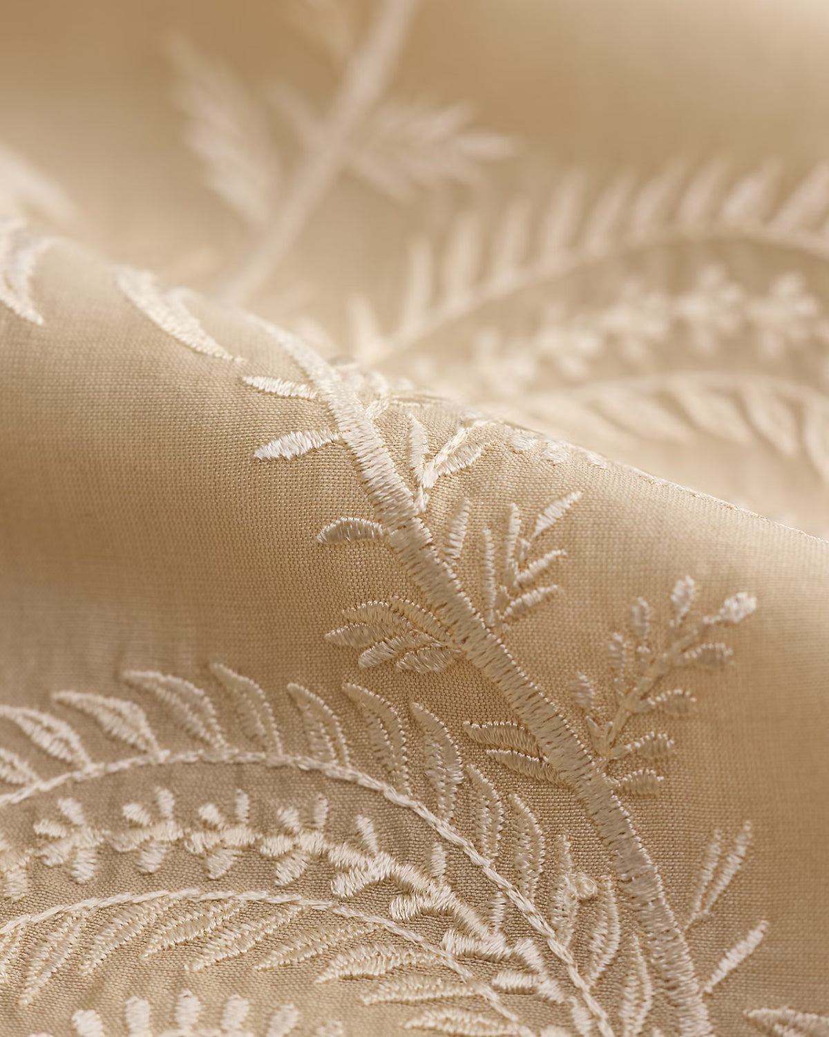 RRL Embroidered Cotton-Silk Blouse