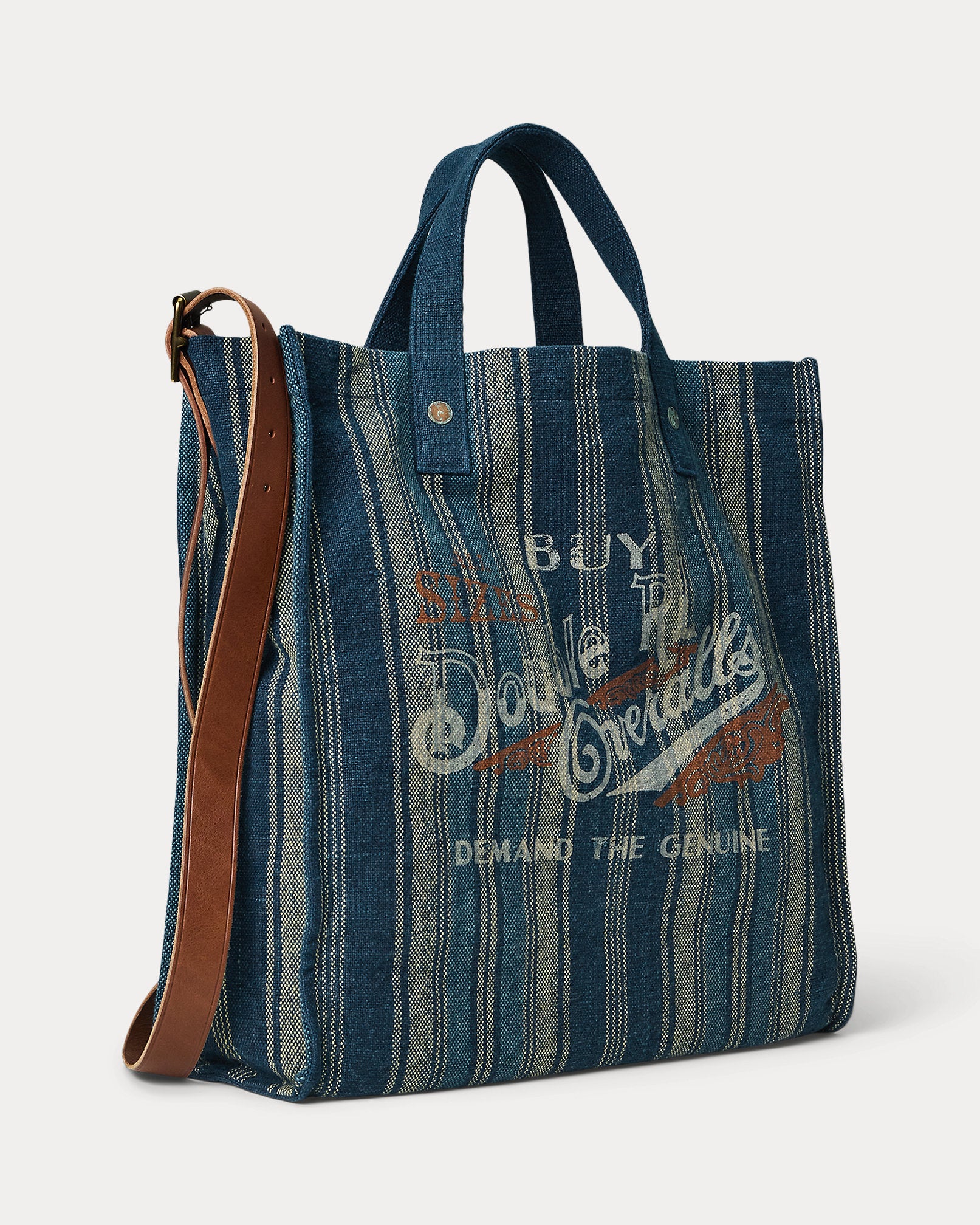 RRL Handwoven Indigo Carpenter Tote