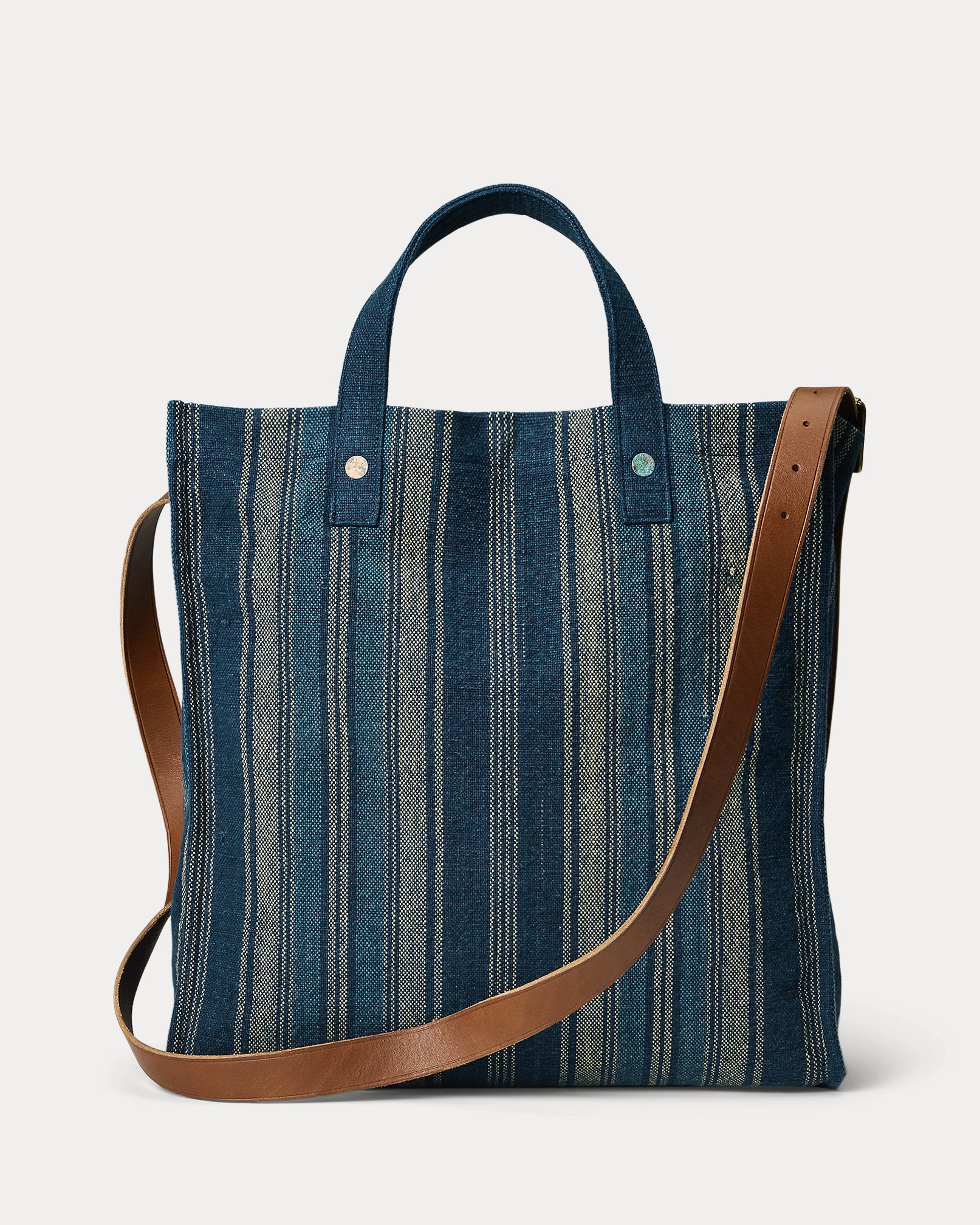 RRL Handwoven Indigo Carpenter Tote
